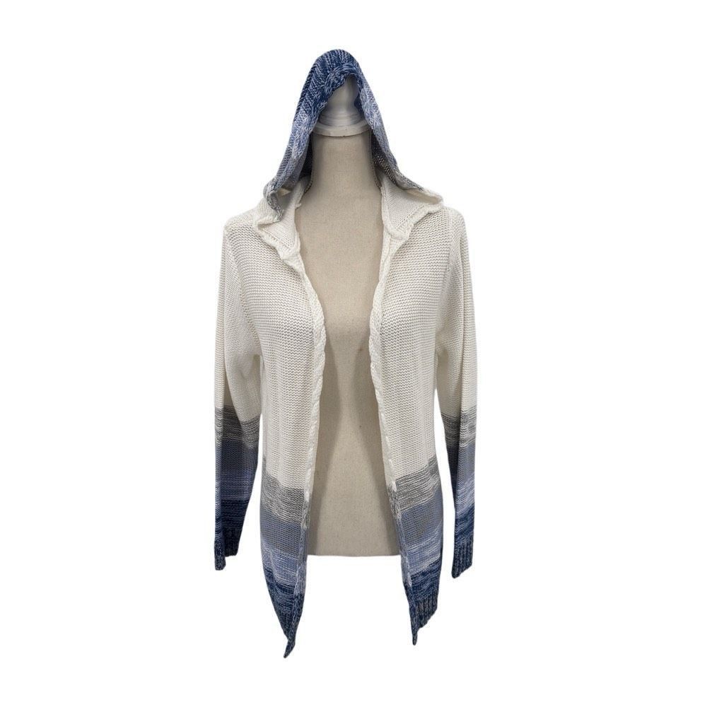 Other Lola Ombre Knit Stripe Open Front Hooded Cardigan Sweater M Size M / US 6-8 / IT 42-44 - 1 Thumbnail
