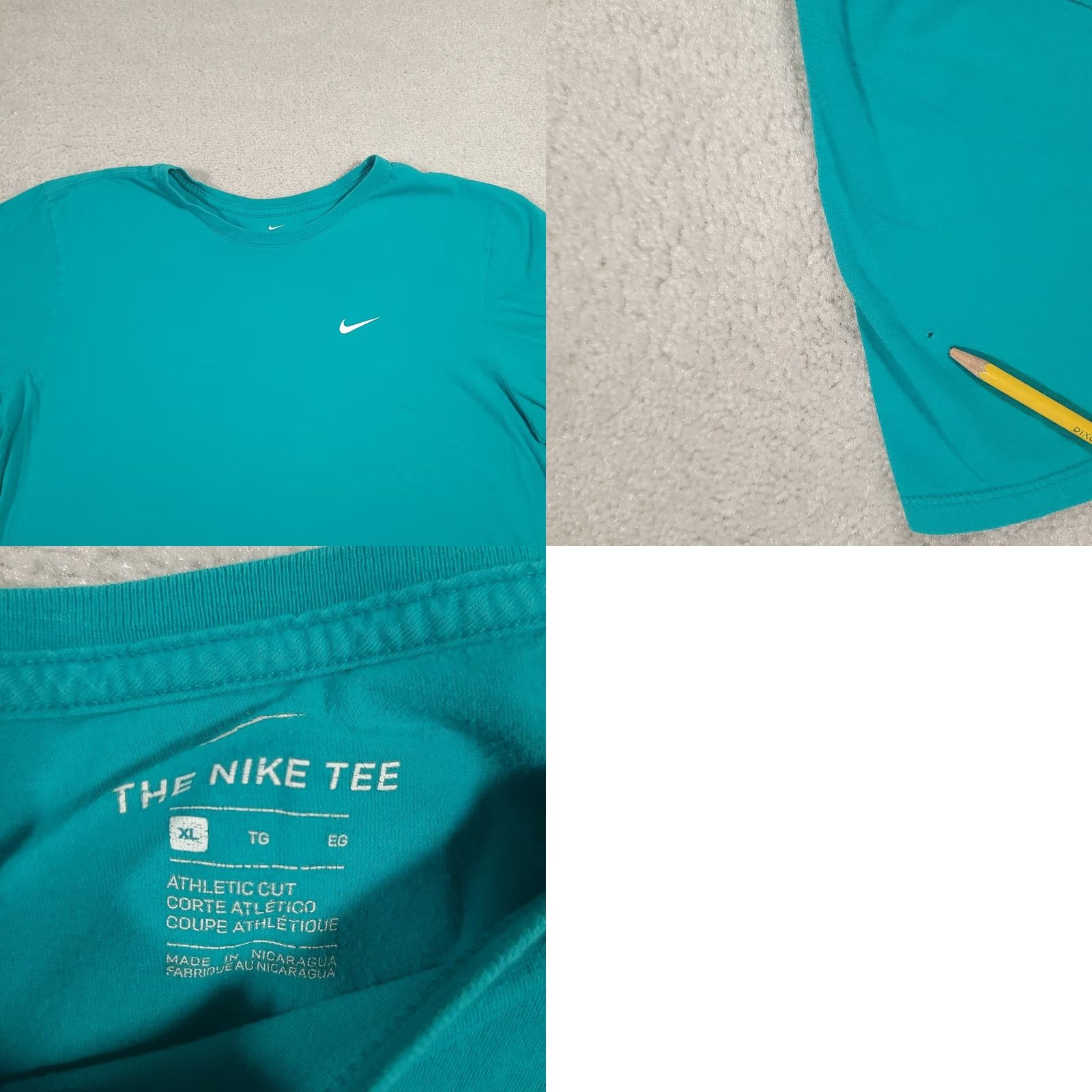 Nike Nike Shirt Mens XL Teal Swoosh Graphic The Nike Tee Athletic Crewneck Sports Shirt Mens XL Teal Swoosh Graphic The Nike Tee Athletic Crewneck Sports Size US XL / EU 56 / 4 - 8 Thumbnail