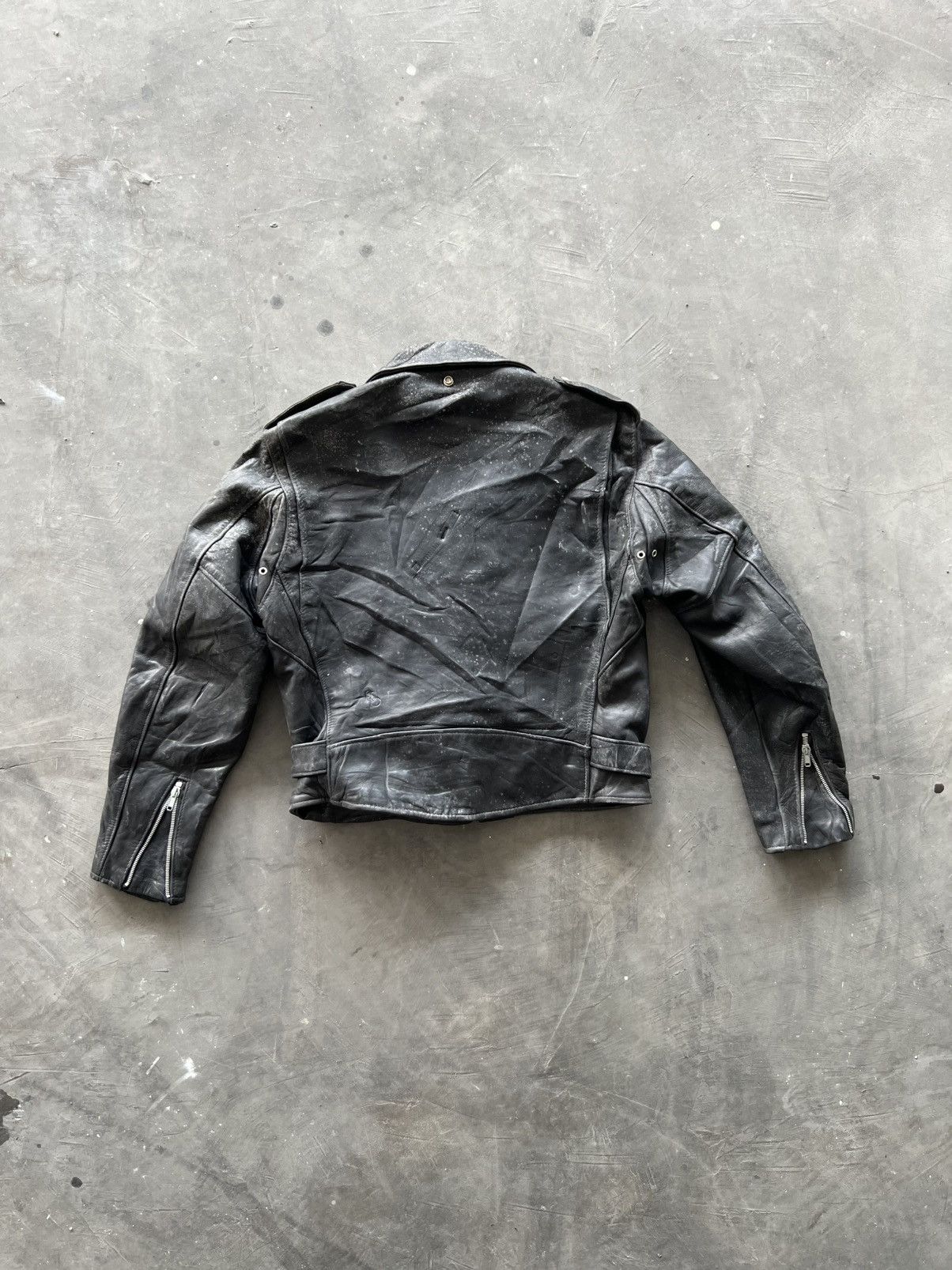 Schott × Vintage Vintage Perfecto By Schott Motorcycle Leather Jacket Size US M / EU 48-50 / 2 - 2 Thumbnail