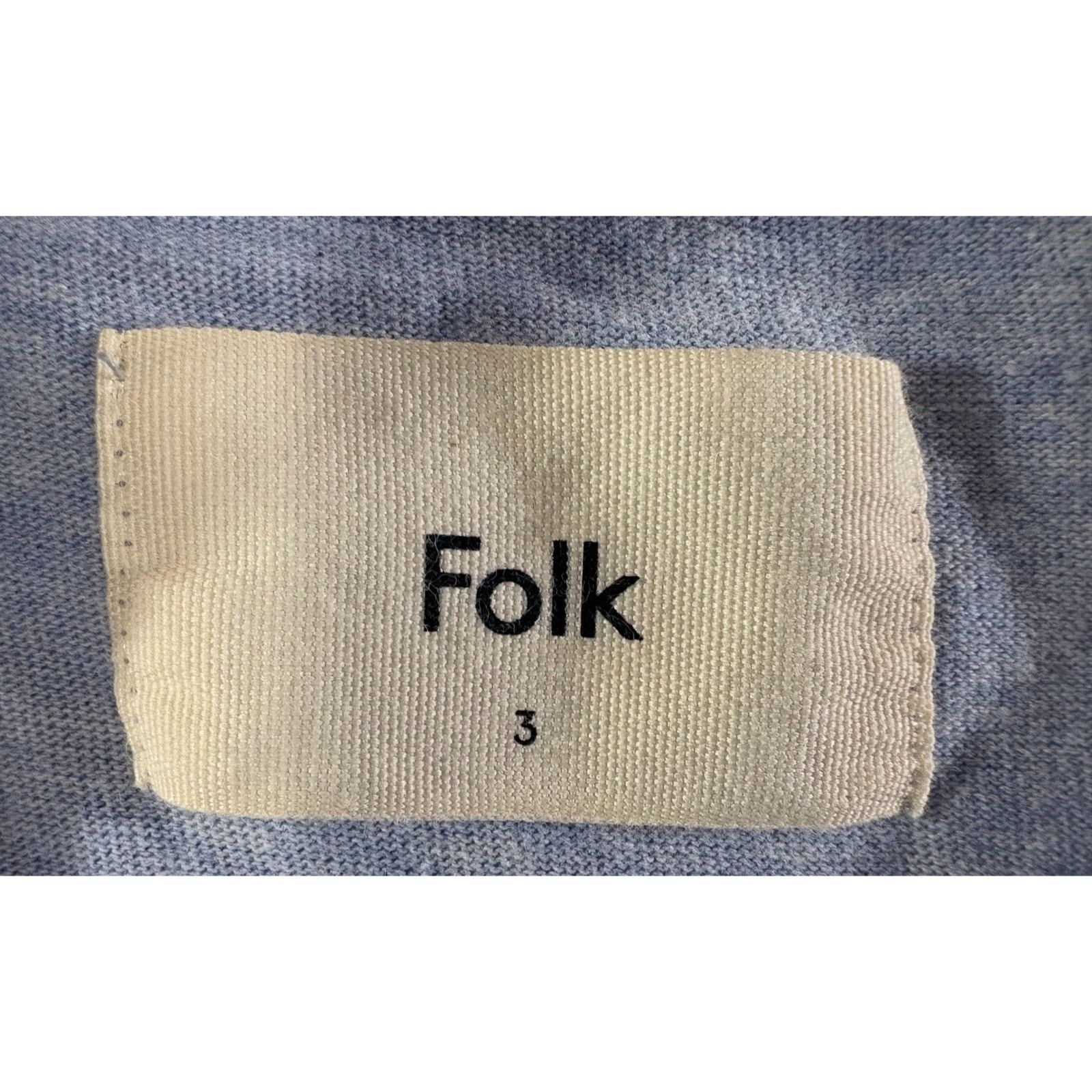 Folk Folk basic Short Sleeve T Shirt size 3 M US color sky blue N Size US M / EU 48-50 / 2 - 2 Thumbnail