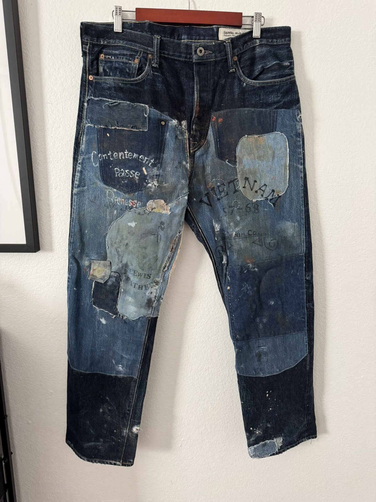 KAPITAL KOUNTRY PATCHWORK REPAIRED DENIM