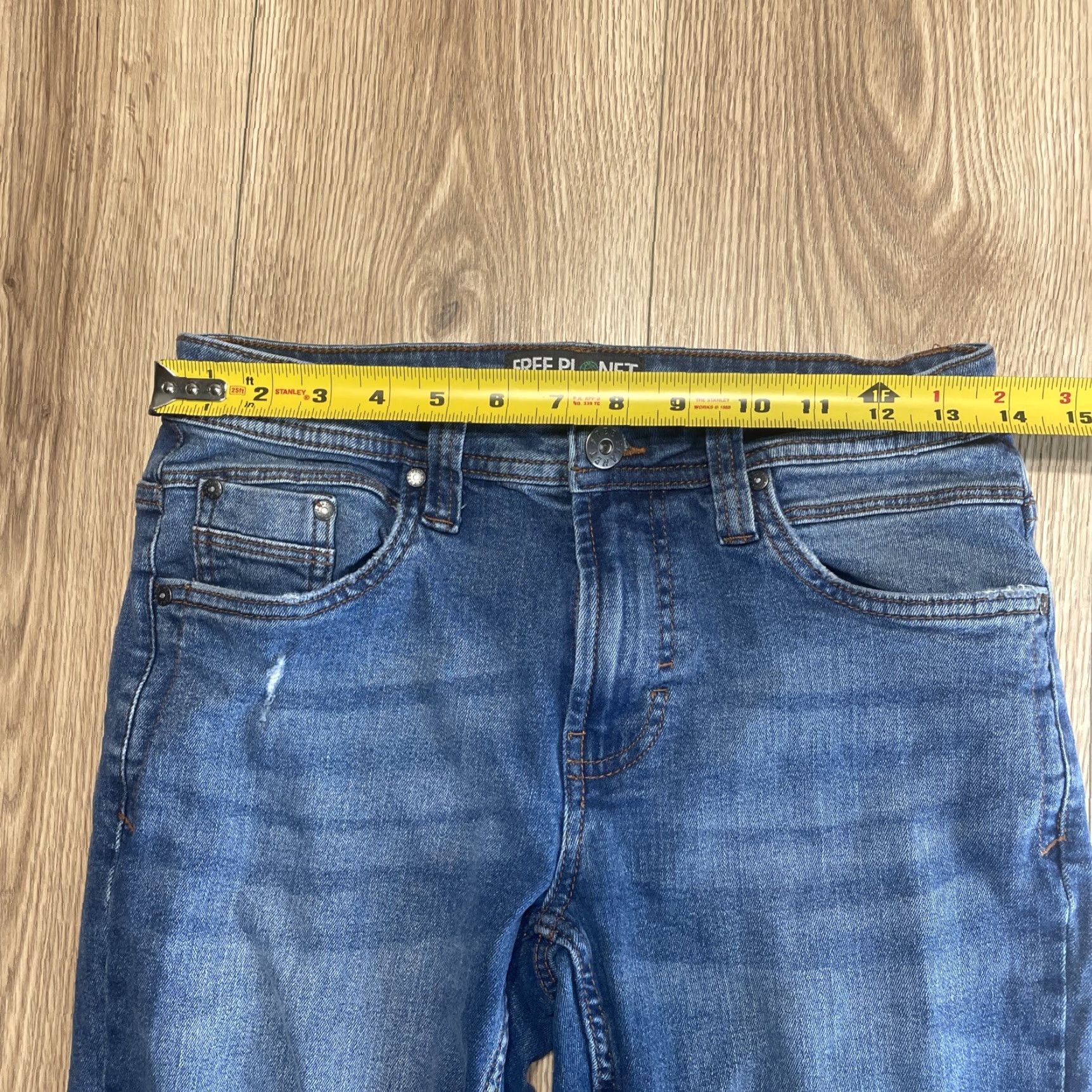 Vintage VINTAGE Free Planet Jeans Men Size 28x30 Medium Wash Straight Leg Denim Cotton 90s Fashion Size US 28 / EU 44 - 3 Thumbnail