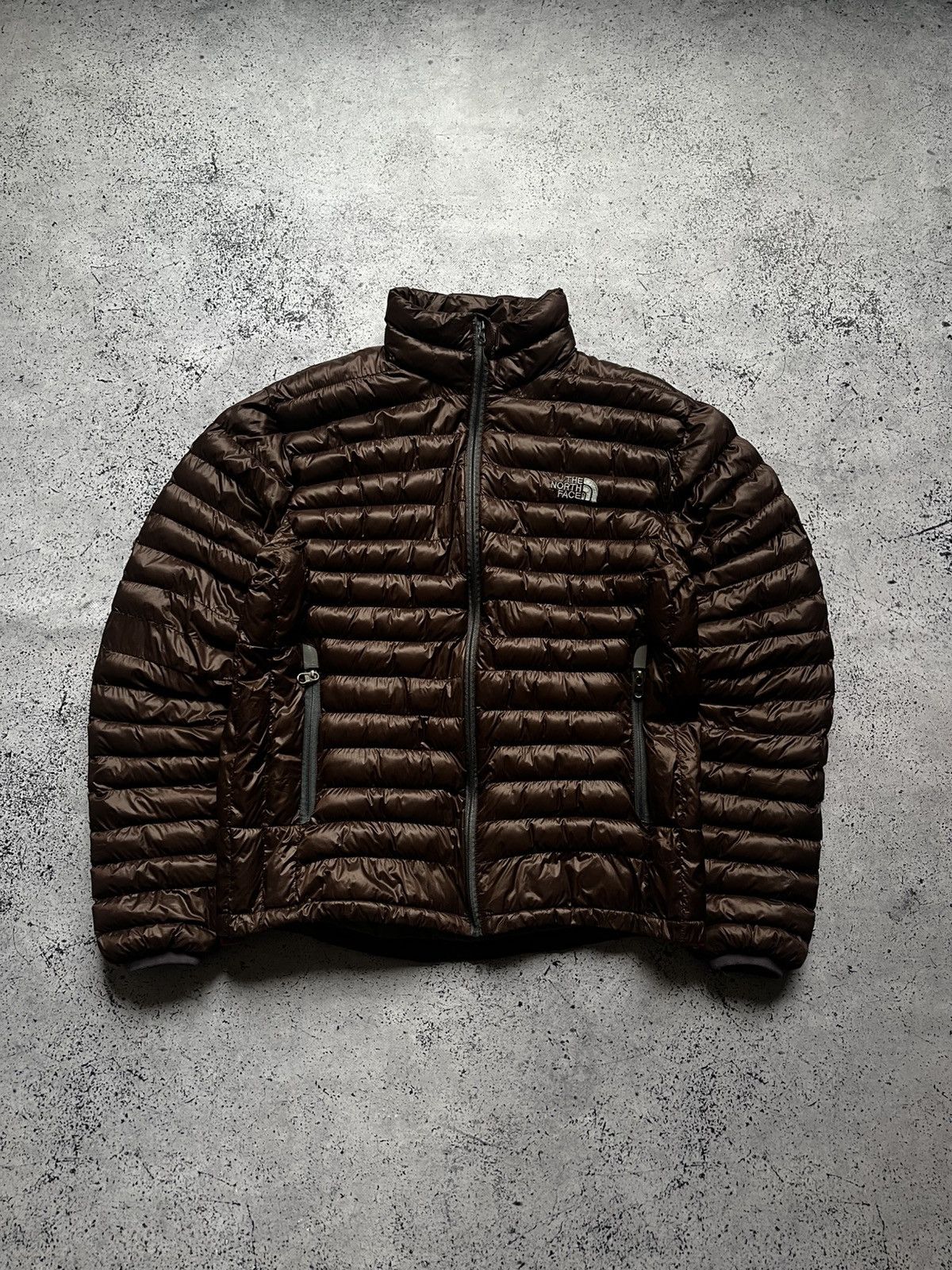 Vintage The North Face Brown Puffer Jacket Summit Series