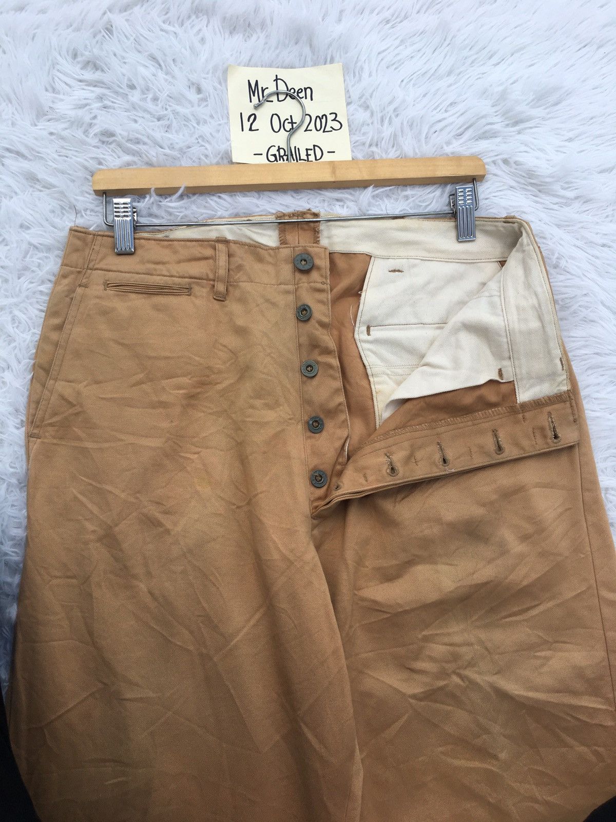 Buzz Rickson's Vtg Buzz Ricksons 1945 Model US Army Trousers/Khakis Pants Size US 32 / EU 48 - 6 Thumbnail