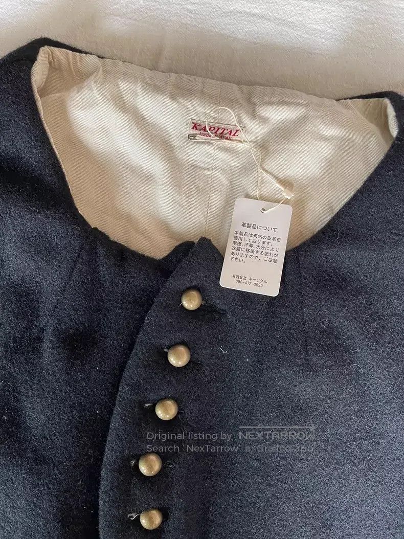 Kapital Kapital Multi-button wool vest Size US XS / EU 42 / 0 - 4 Thumbnail