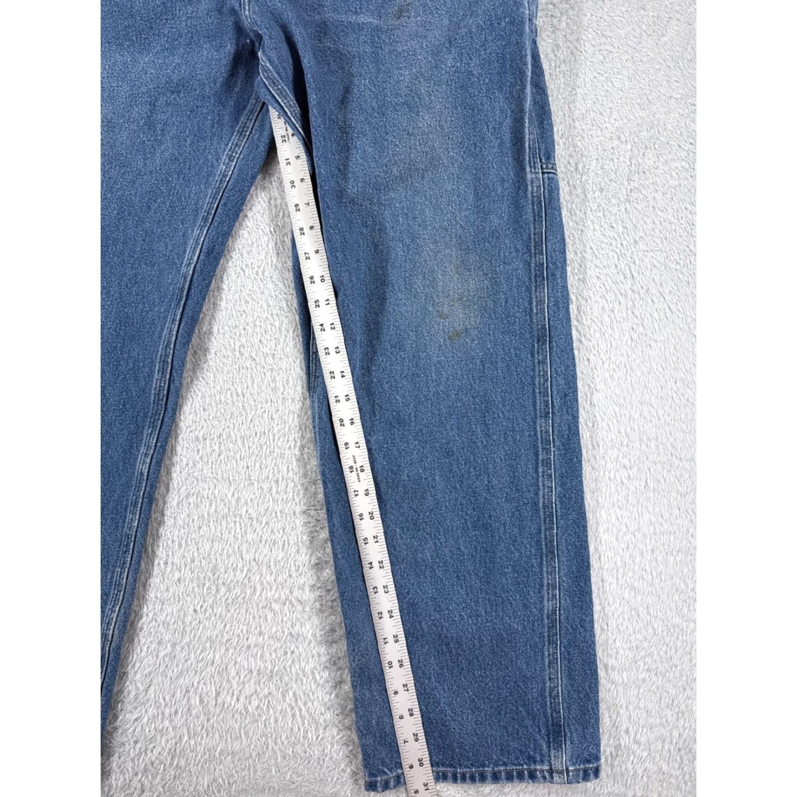 Carhartt Carhartt Jeans Adult 40 Blue Denim 5-Pocket Design Regular 40x32 Straight Cargo Cotton Read 40x32 Mens Vintage No Size US 40 / EU 56 - 7 Thumbnail