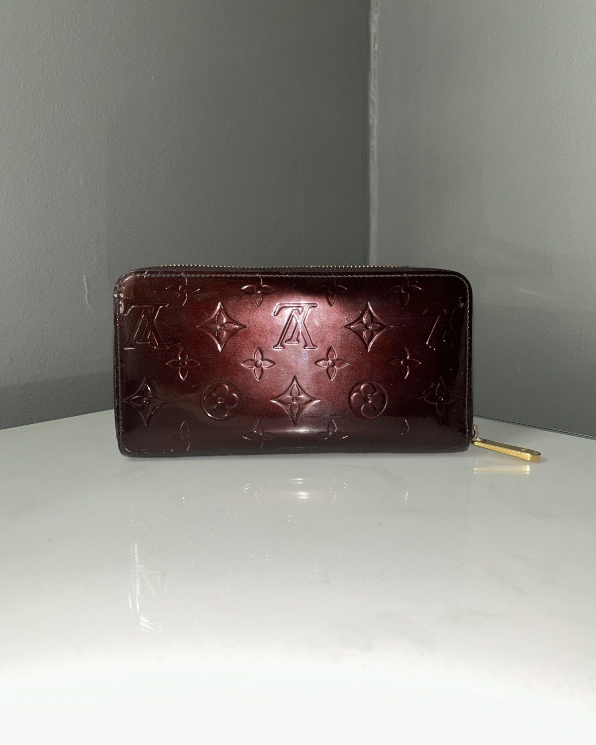 Louis Vuitton Louis Vuitton Monogram Amarante Vernis Zippy Wallet CA4130 Size ONE SIZE - 12 Thumbnail
