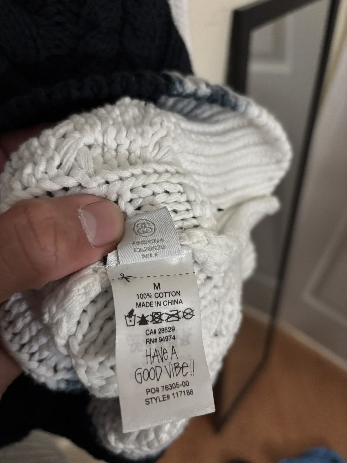 Stussy Stussy Tie Dye Fisherman Sweater Size US M / EU 48-50 / 2 - 6 Thumbnail