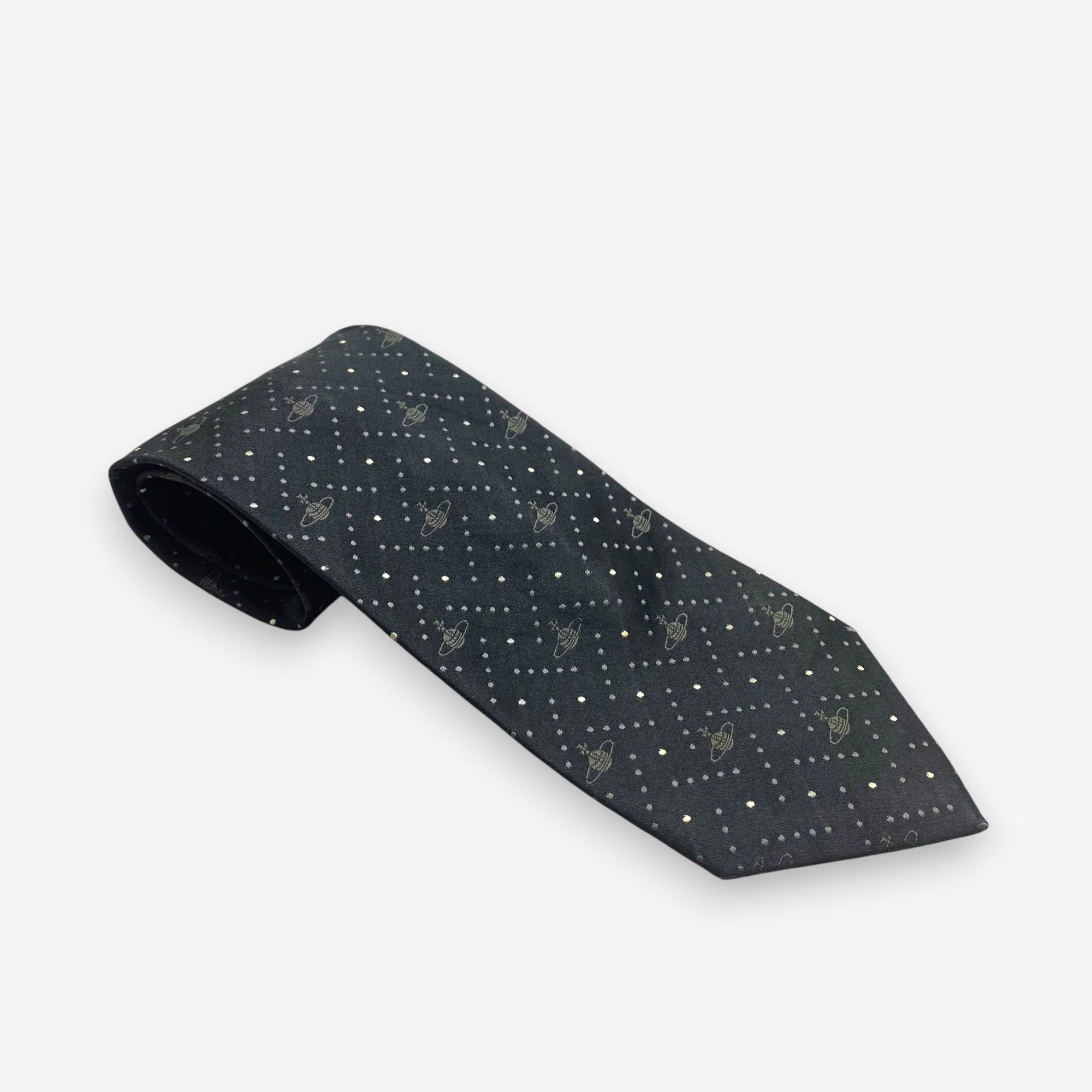 Vintage Vivienne Westwood SILK Necktie Cravate Pure Silk