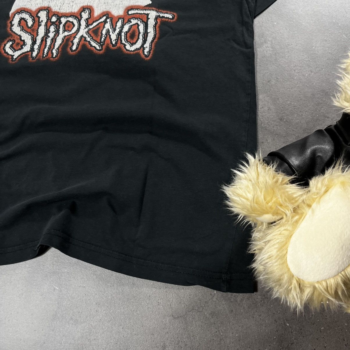 Slipknot Vintage 00s Slipknot Iowa goat big logo heavy metal tee Size US L / EU 52-54 / 3 - 6 Thumbnail