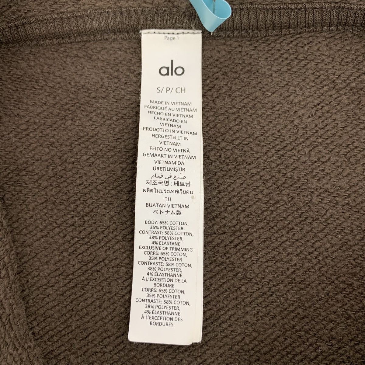 Alo Alo Yoga Jisoo Series Hooded Long Sleeve Hoodie K26WX Size US S / EU 44-46 / 1 - 5 Thumbnail