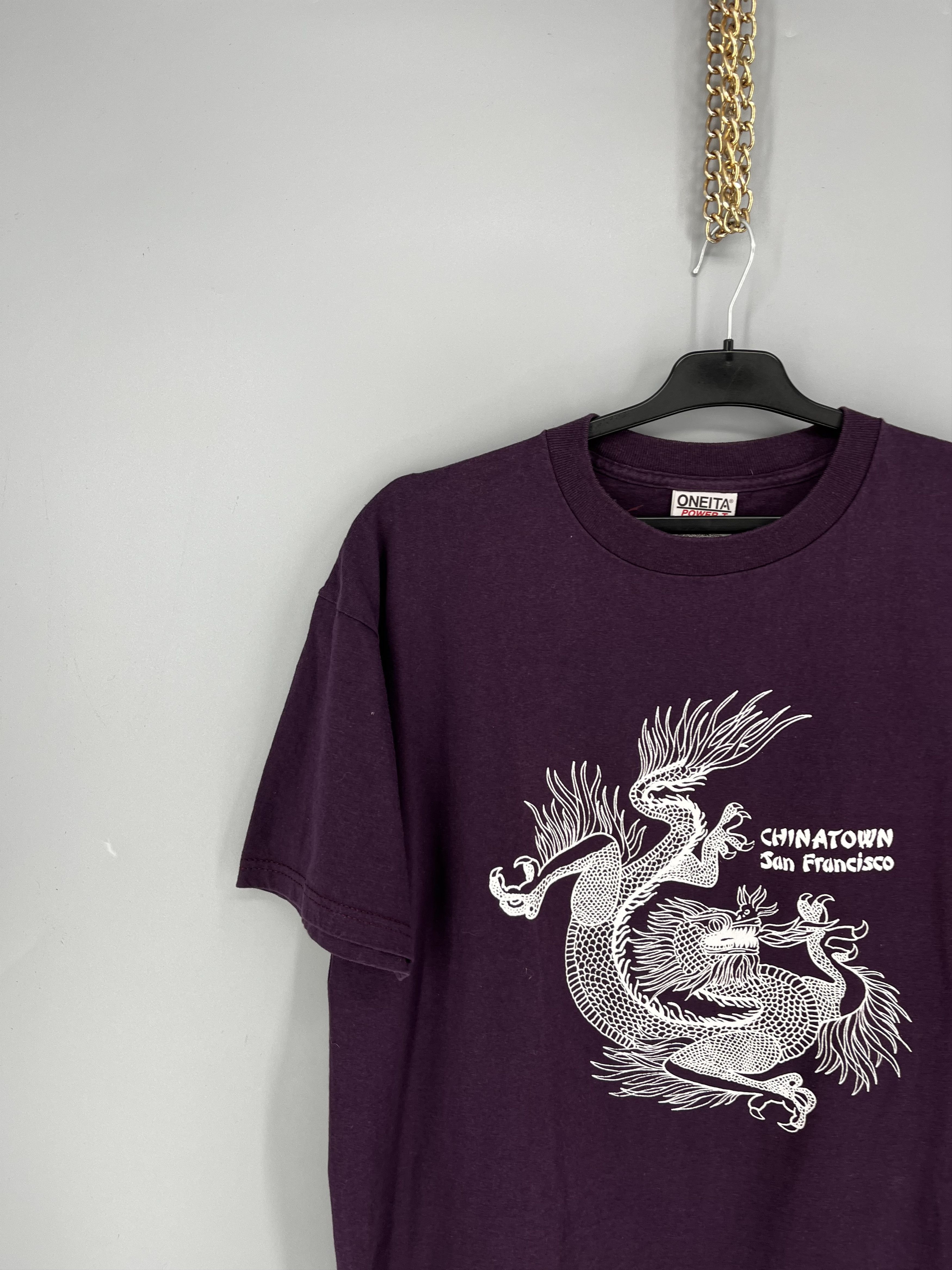 Other Vintage Y2k Washed AvantGarde Tribal Tee Dragon Streetwear L Size US L / EU 52-54 / 3 - 4 Thumbnail