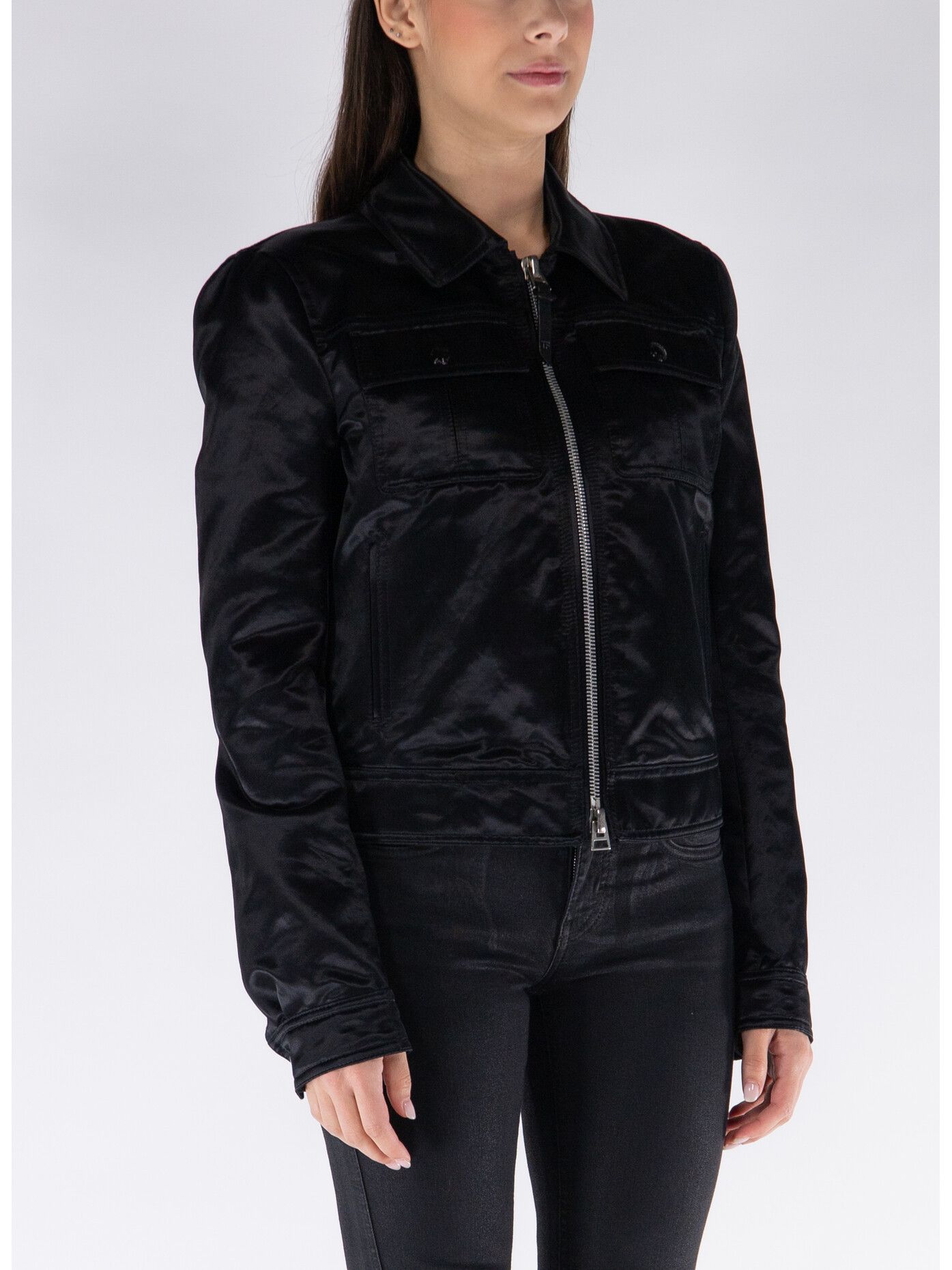Tom Ford o1w1db10525 CS1237 Full Zip Jacket in Black Size XS / US 0-2 / IT 36-38 - 4 Thumbnail