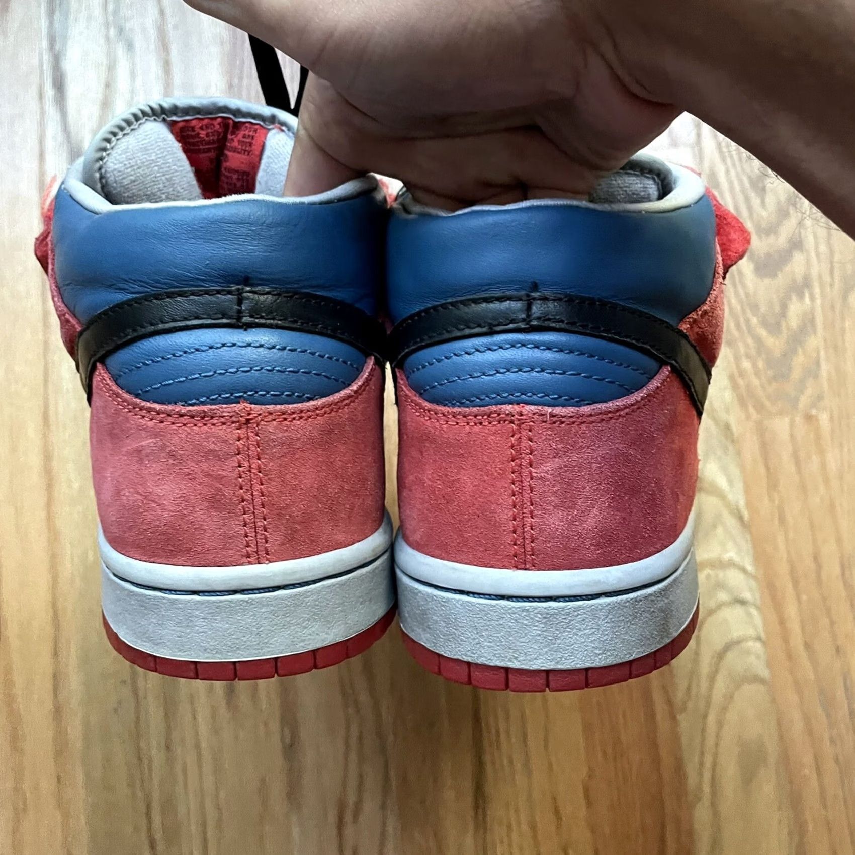 Nike Nike SB Dunk Mid Pro Men's 10 Spider Man Marina Black Blue 2008 314383-401 Size US 10 / EU 43 - 4 Thumbnail