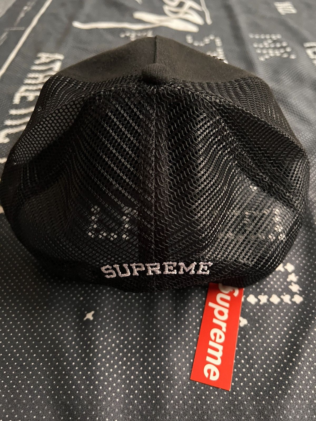 Supreme Supreme Western Embroidered Mesh Back 5-Panel Hat Cap Black Size ONE SIZE - 2 Thumbnail