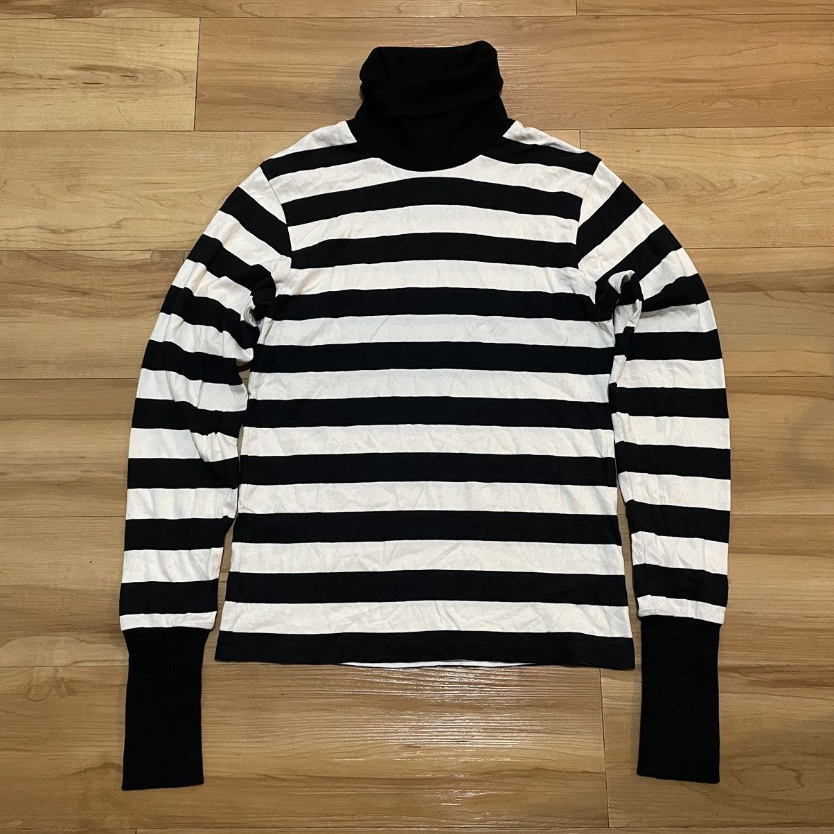 Japanese Brand Red tail by Vise clothing stripe Turtleneck long sleeve tee Size US S / EU 44-46 / 1 - 1 Thumbnail