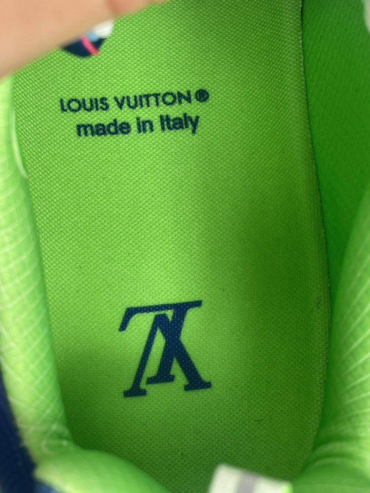 Louis Vuitton RUNNERS TATIC BLUE SNEAKERS Size US 10 / EU 43 - 12 Thumbnail