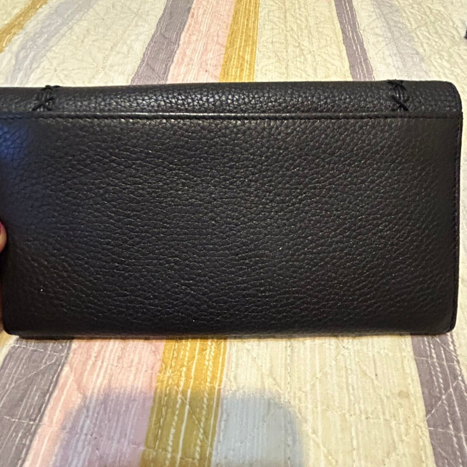 Kansai Yamamoto Kansai Yamamoto Femme Bifold Wallet Black Leather 8x4.5" Size ONE SIZE - 10 Thumbnail