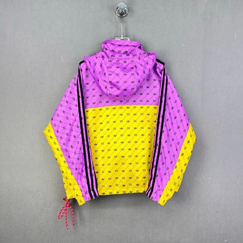 Gucci GucciClover co-branded full-print color-blocked bomber jack Size US S / EU 44-46 / 1 - 2 Thumbnail