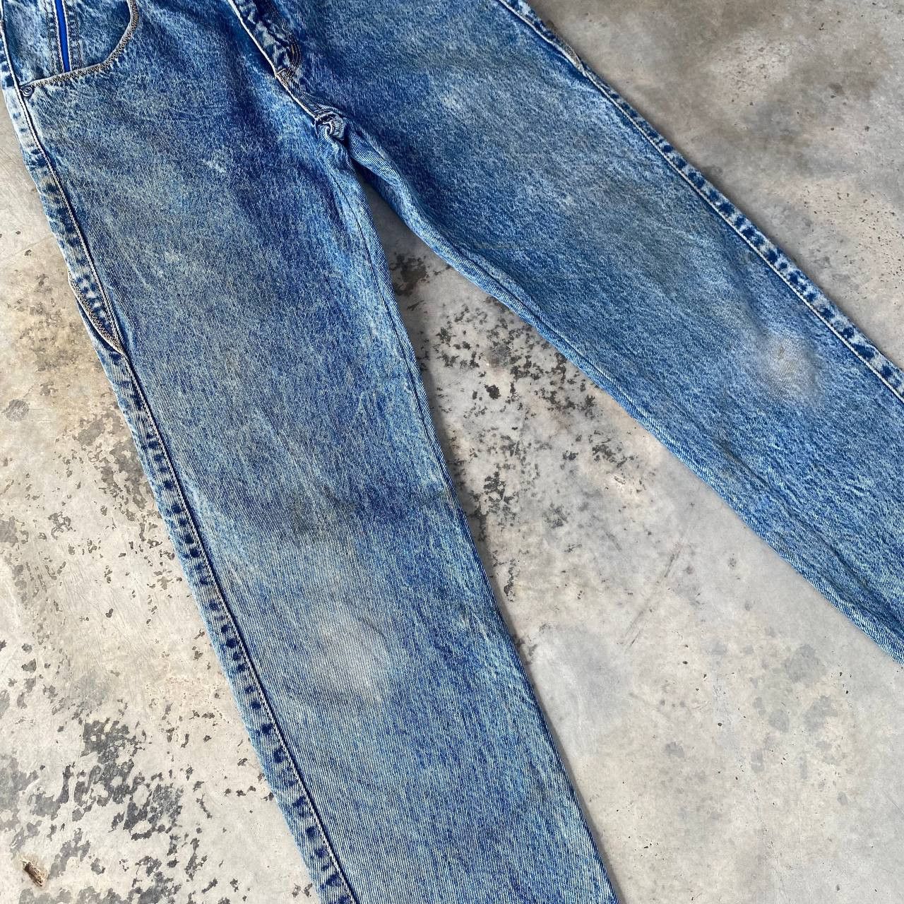 Vintage Vintage 80s/90s Edwin Acid Wash Dirty Tapered Retro Grunge Size US 28 / EU 44 - 6 Thumbnail