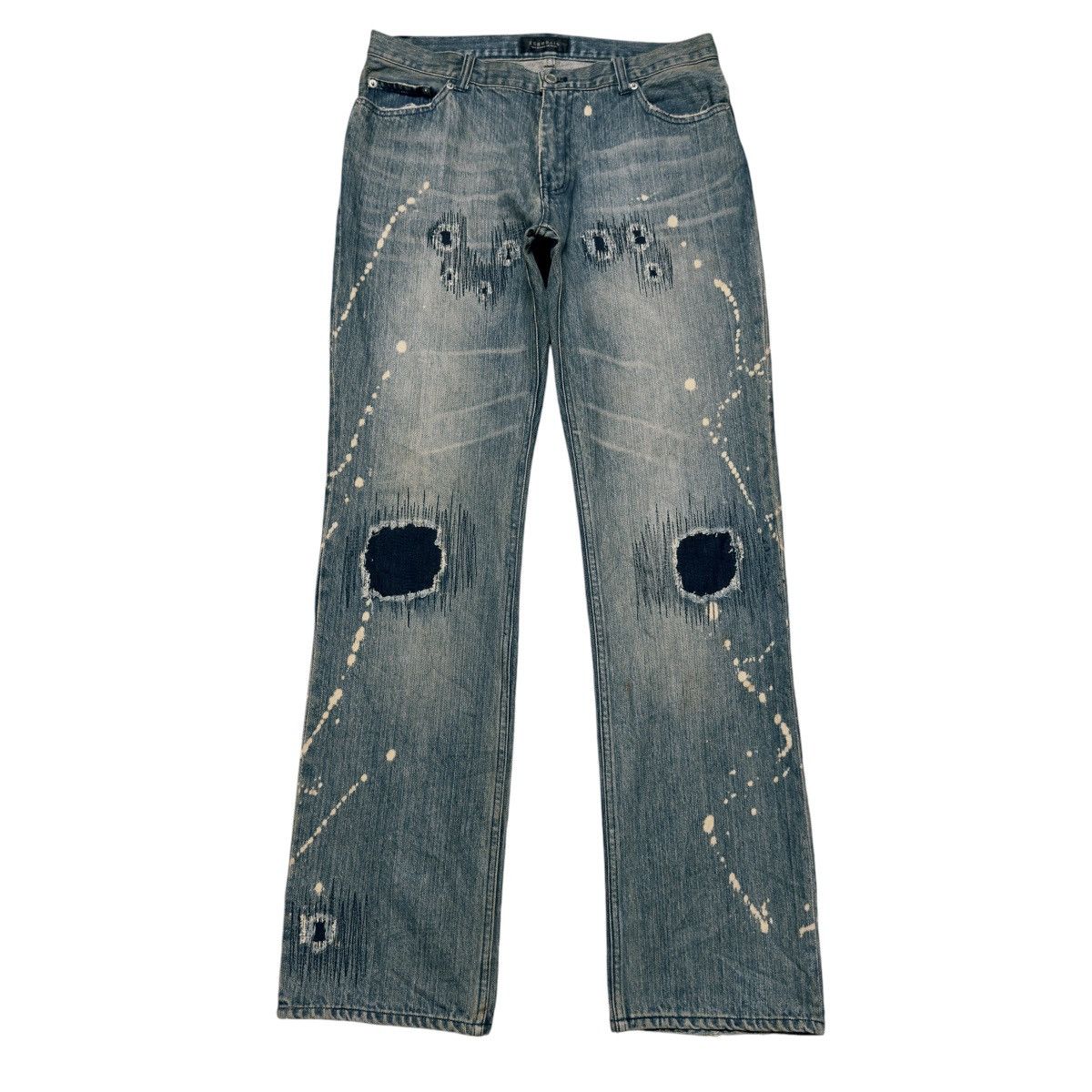 Japanese Brand Zerosail Denim Grunge Jeans Number Nine Size US 33 - 1 Thumbnail