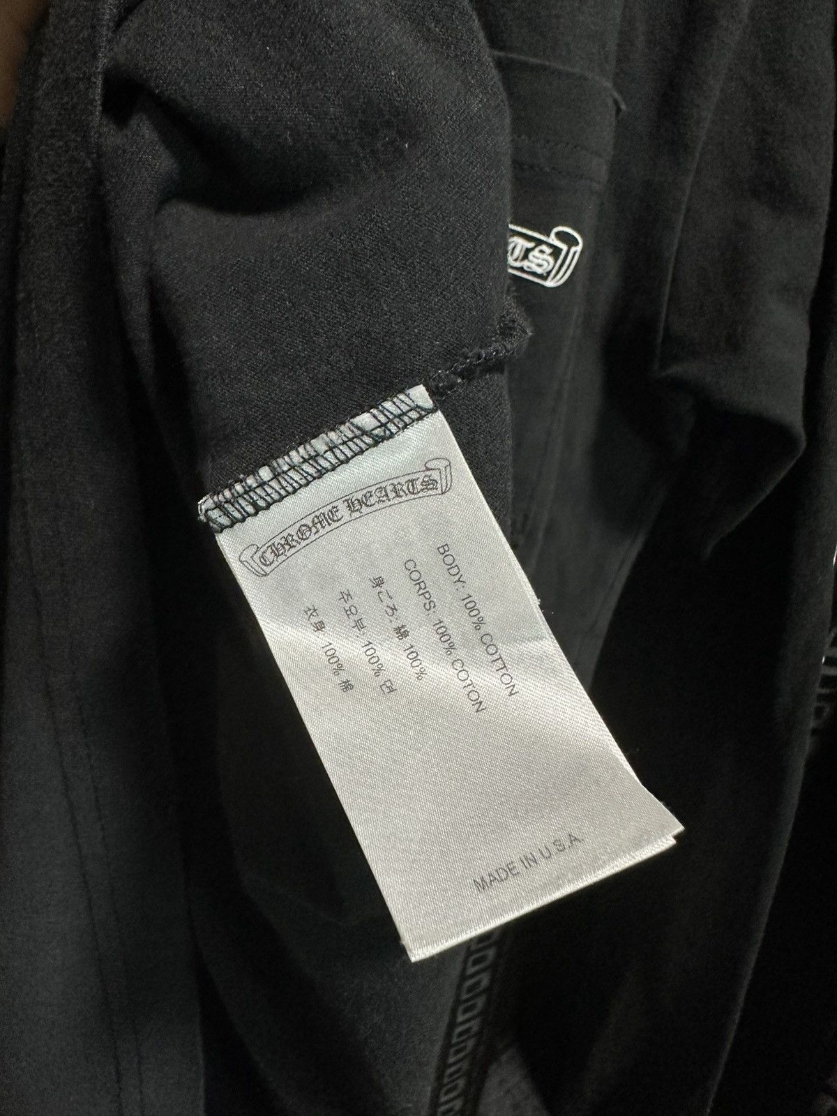Chrome Hearts (SOLD) Chrome hearts scroll logo long sleeve shirt Size US L / EU 52-54 / 3 - 9 Thumbnail