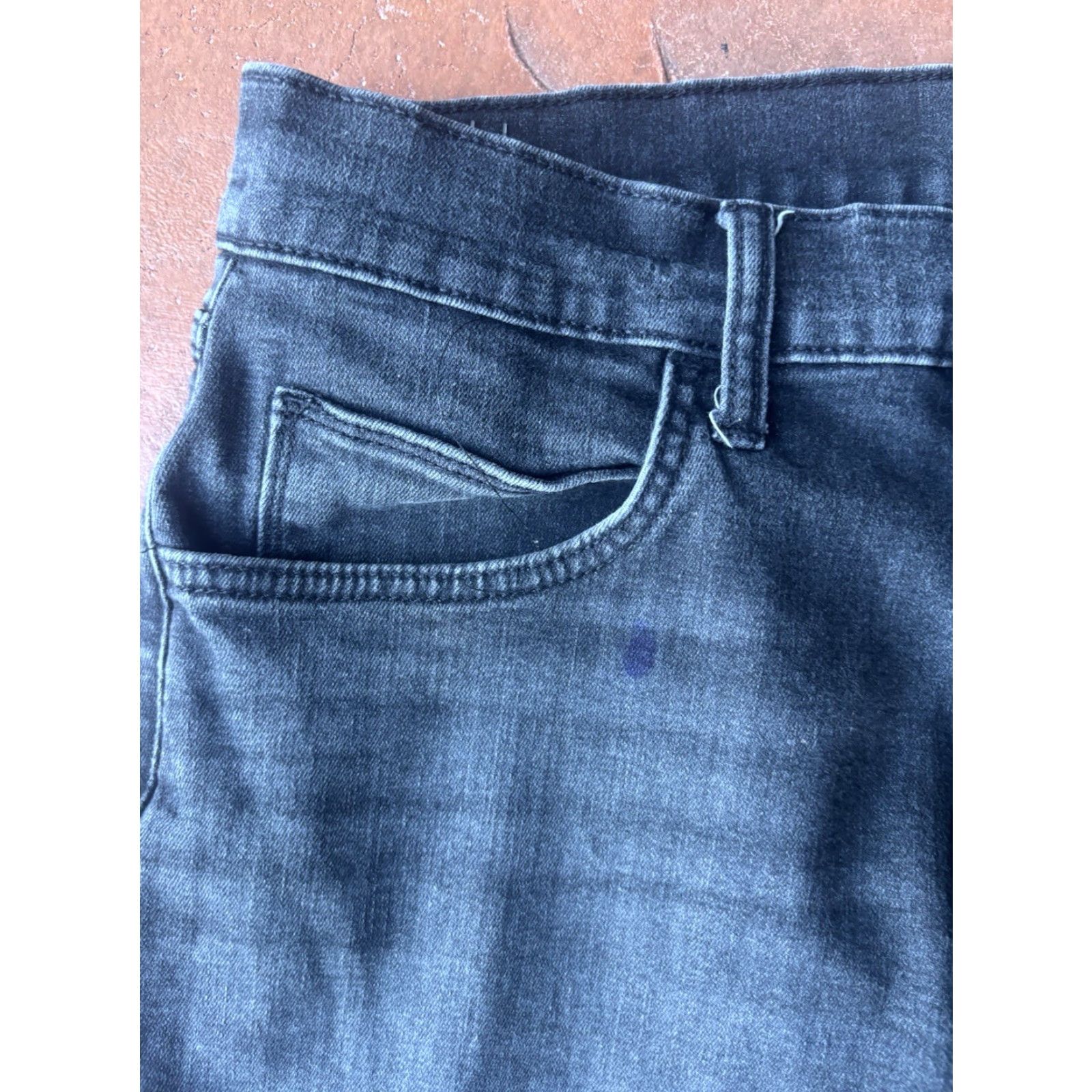 Hudson Hudson Slim Jeans Mens 33 Black Straight Leg Zip Fly Denim Pants Size US 33 - 7 Thumbnail