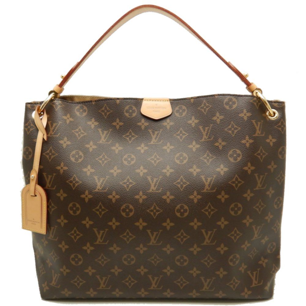 Louis Vuitton Monogram Graceful MM Brown Shoulder Bag