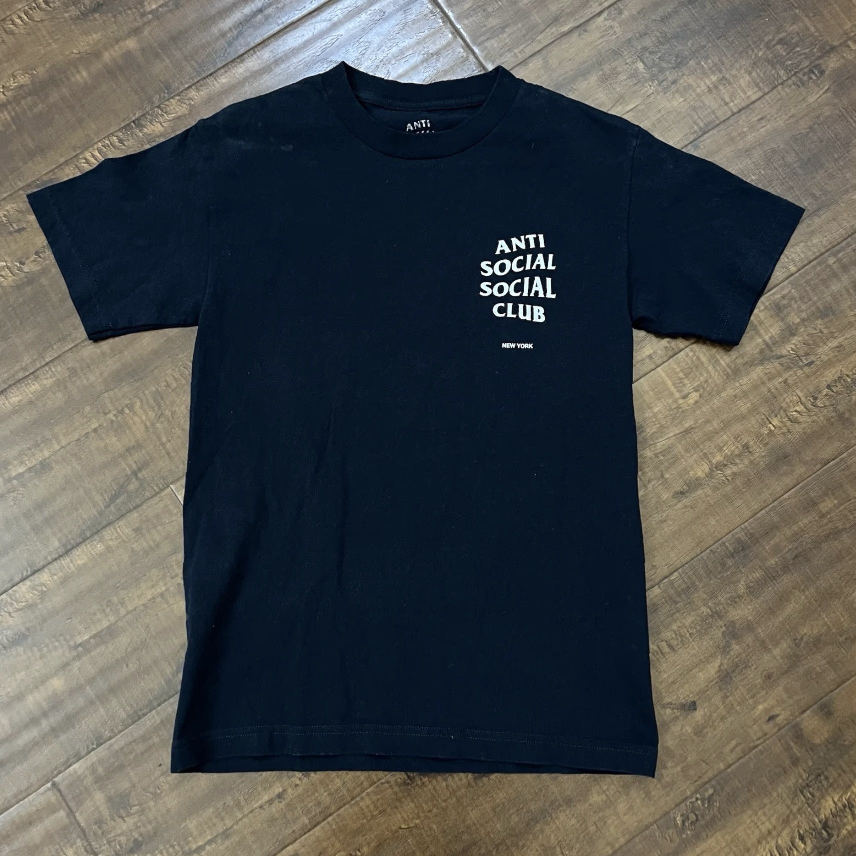 Anti Social Social Club Anti Social Social Club ASSC New York Short Sleeve T-Shirt Small Navy Blue Size US S / EU 44-46 / 1 - 4 Thumbnail