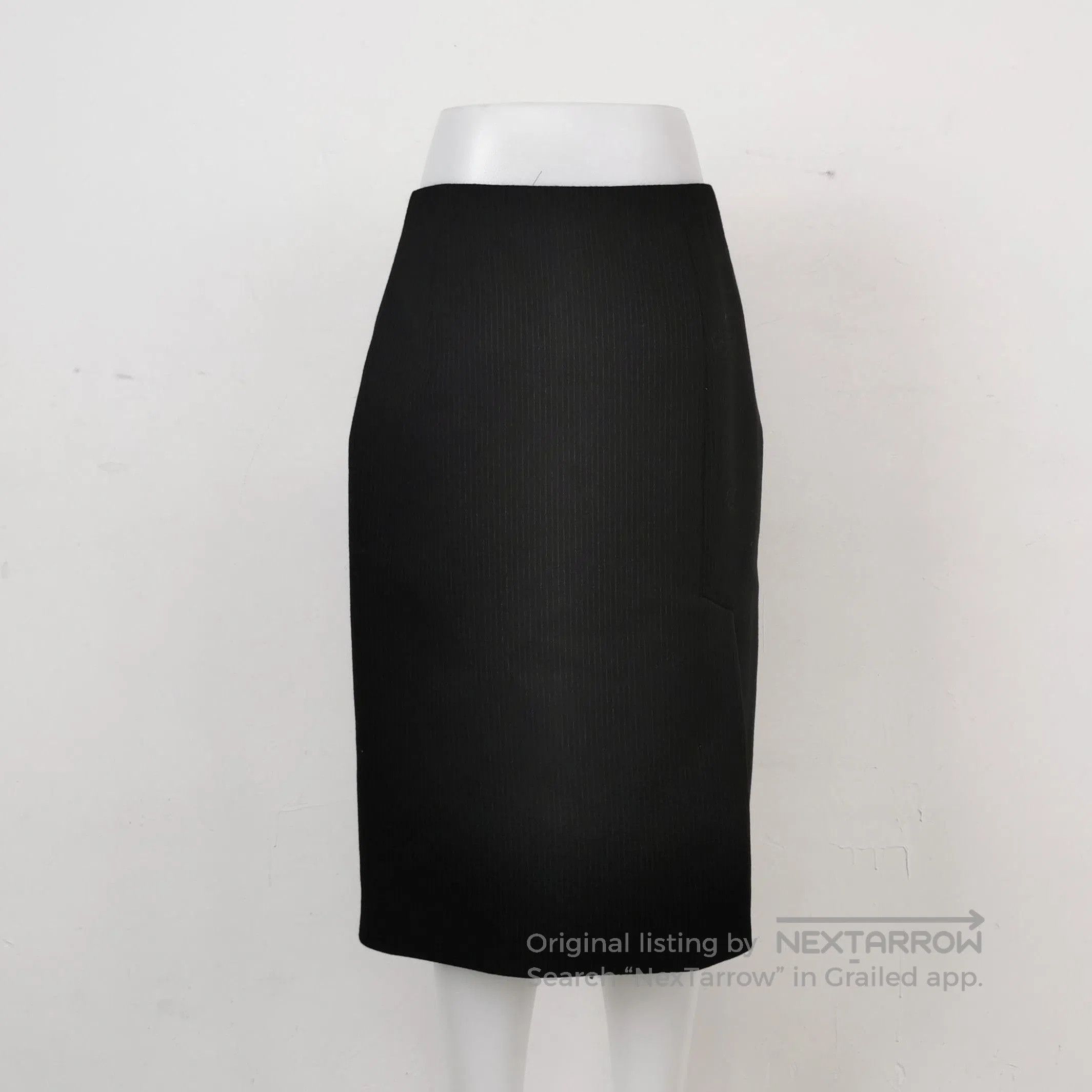 Prada Prada Black Wool Knee. Size 37" - 2 Thumbnail
