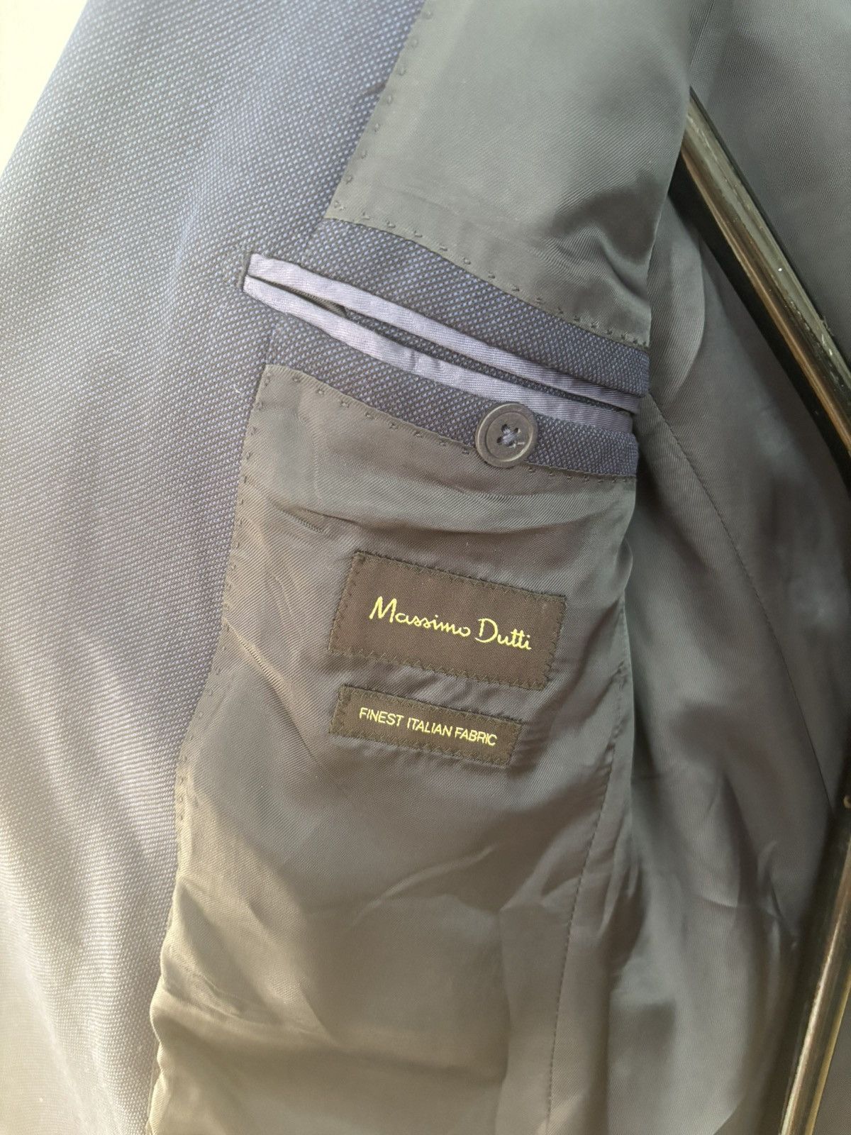 Designer × Massimo Dutti New Men’s Massimo Dutti Suit – 100% Wool Size 50L - 8 Thumbnail