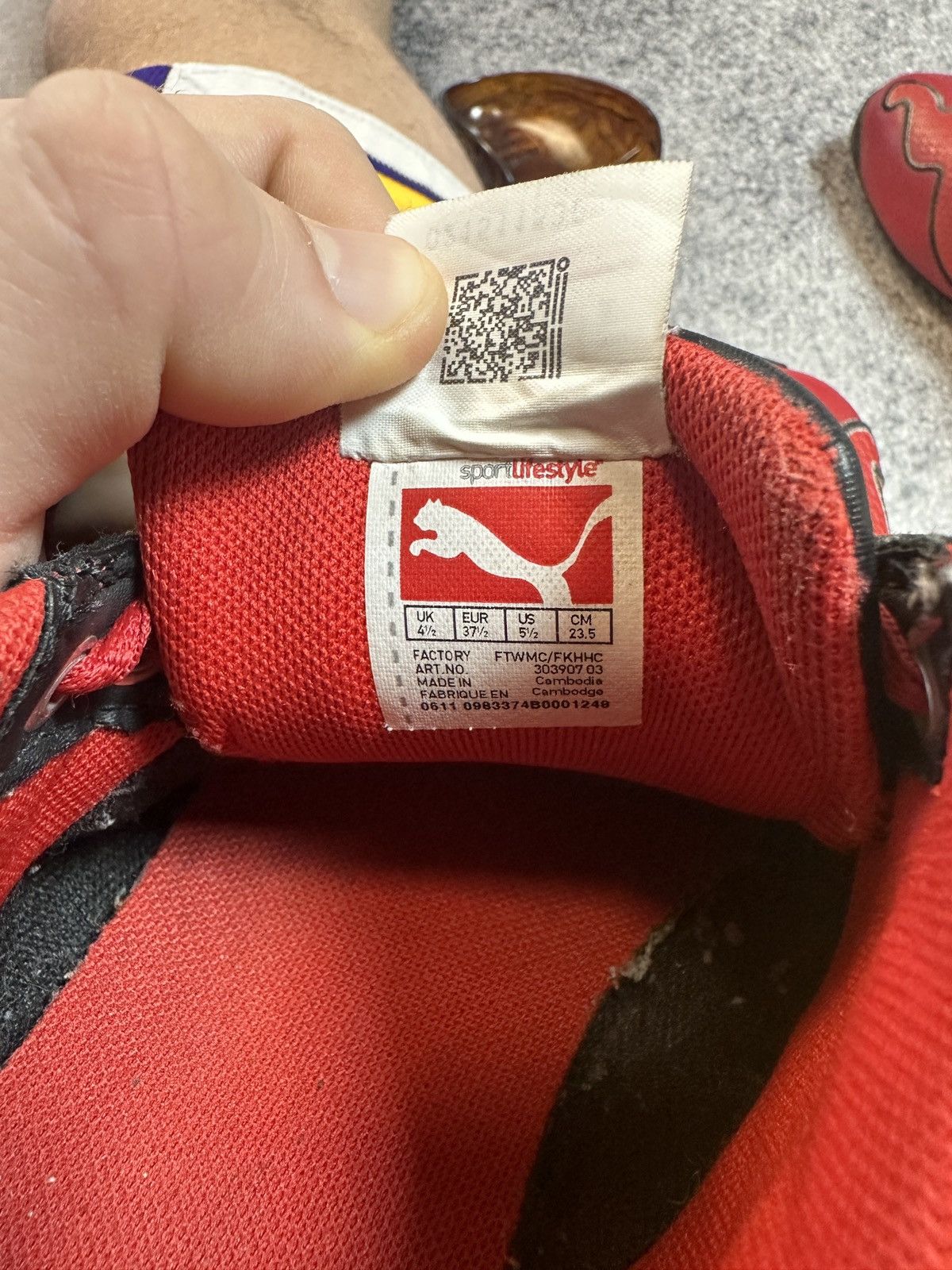 Ferrari × Puma Y2K Vintage Puma Ferrari Speedcat Sneakers Streetwear Style Size US 7.5 / IT 37.5 - 5 Thumbnail