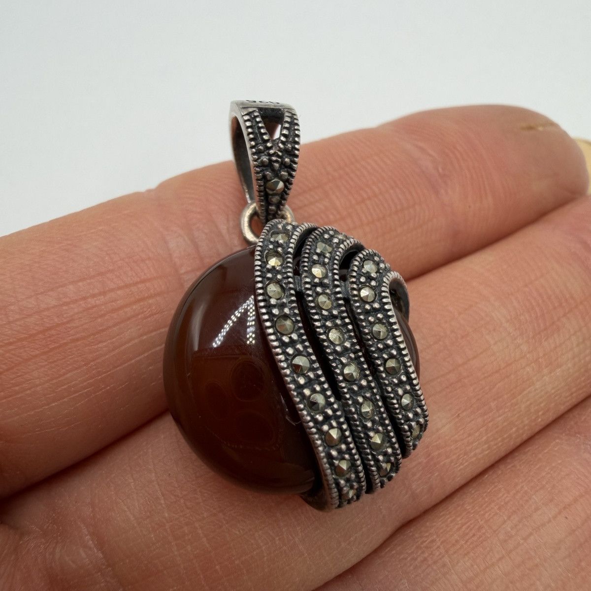Sterling Silver Vintage 925 Sterling Silver Pendant Size ONE SIZE - 1 Thumbnail