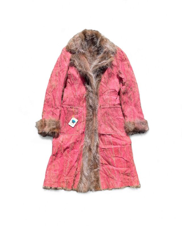 Other Vintage Reversible Patchwork Fur and Leather Patchwork Coat Size M / US 6-8 / IT 42-44 - 1 Thumbnail