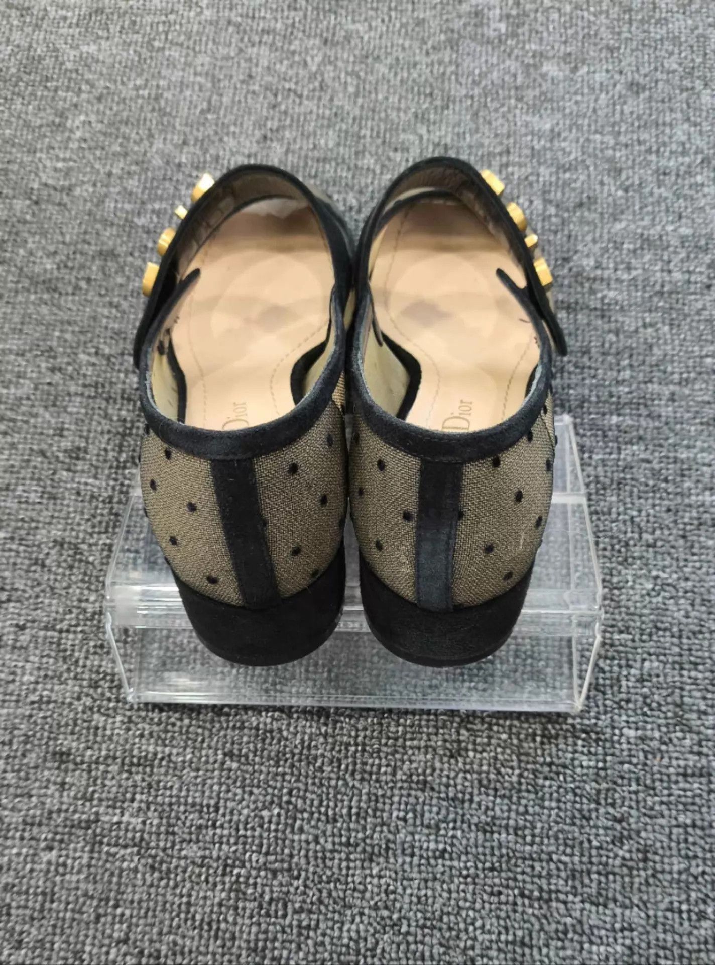 Dior Dior Black Tulle Mary Jane Shoes Women's 35 Size US 4.5 / IT 34.5 - 5 Thumbnail