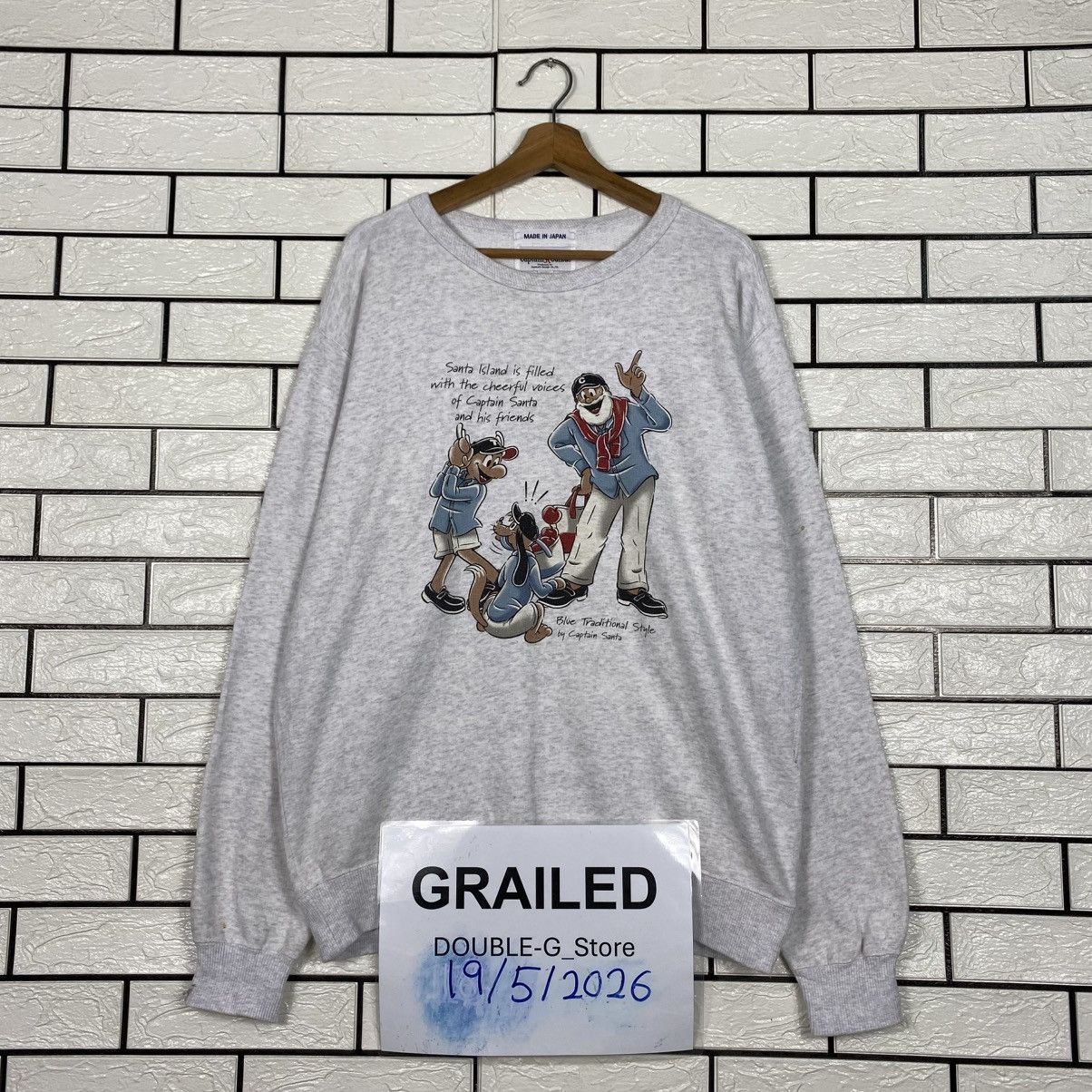 Hysteric Glamour Vintage Sweatshirt Captain Santa Big Logo Size US L / EU 52-54 / 3 - 1 Thumbnail