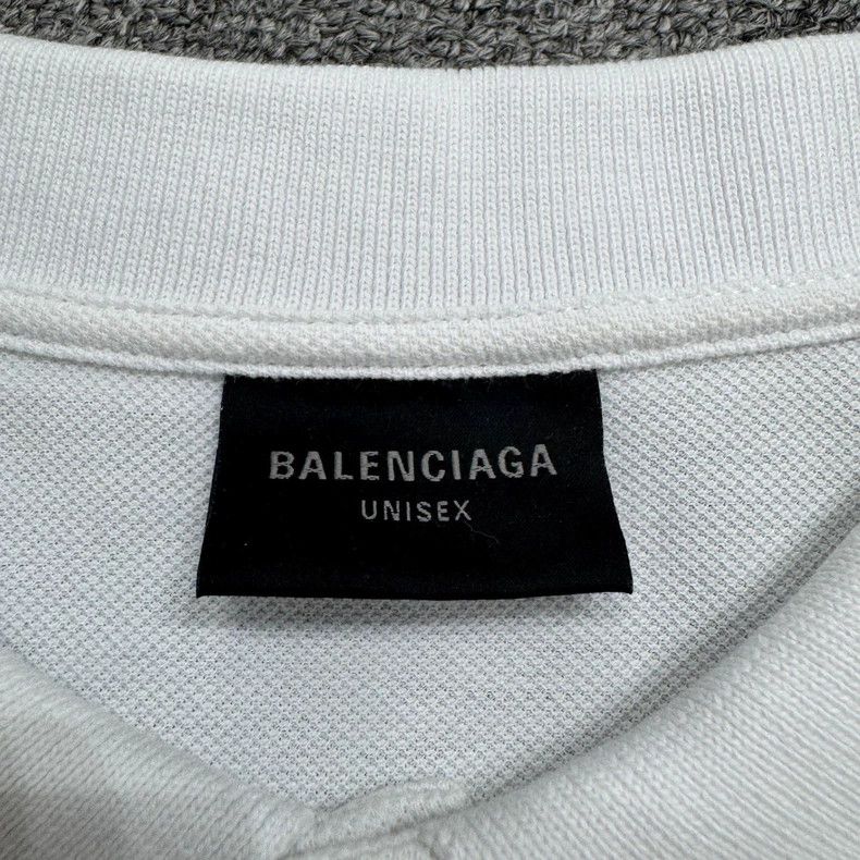 Balenciaga Balenciaga Embroidered monogram polo shirt Size US M / EU 48-50 / 2 - 3 Thumbnail