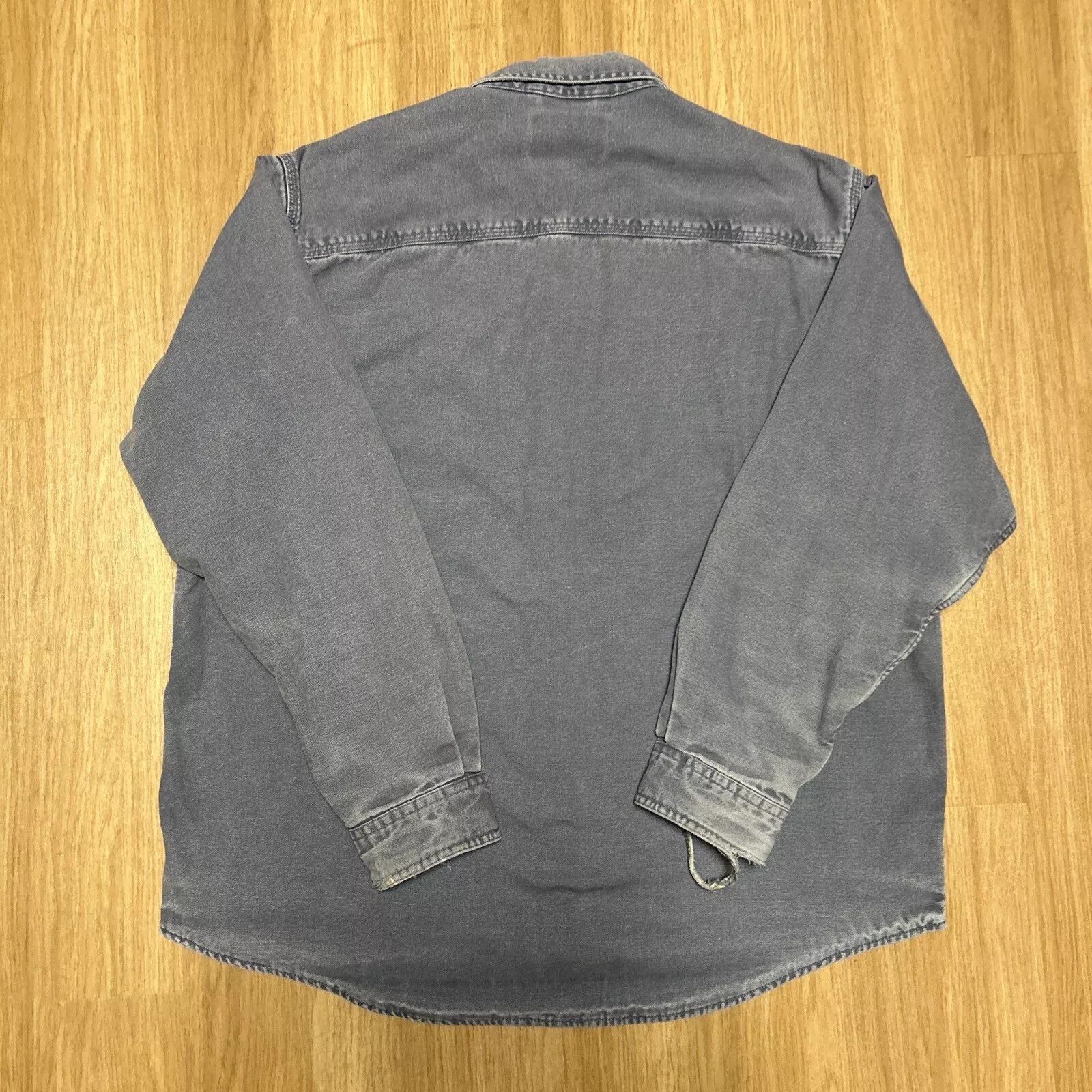 L.L. Bean VTG LL Bean Flannel Lined Shacket Men’s L Canvas Size US L / EU 52-54 / 3 - 4 Thumbnail