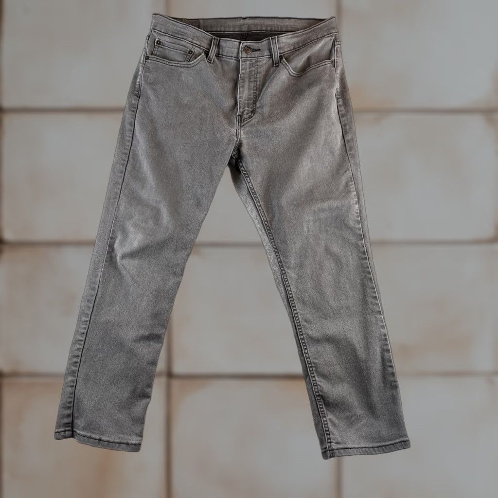 Levi's VINTAGE Levi's 511 Jeans Slim Straight 36x29 Gray Men Denim 5-Pocket Vintage 90s Bohemian Hipster Retro USA Mens Size US 36 / EU 52 - 1 Thumbnail