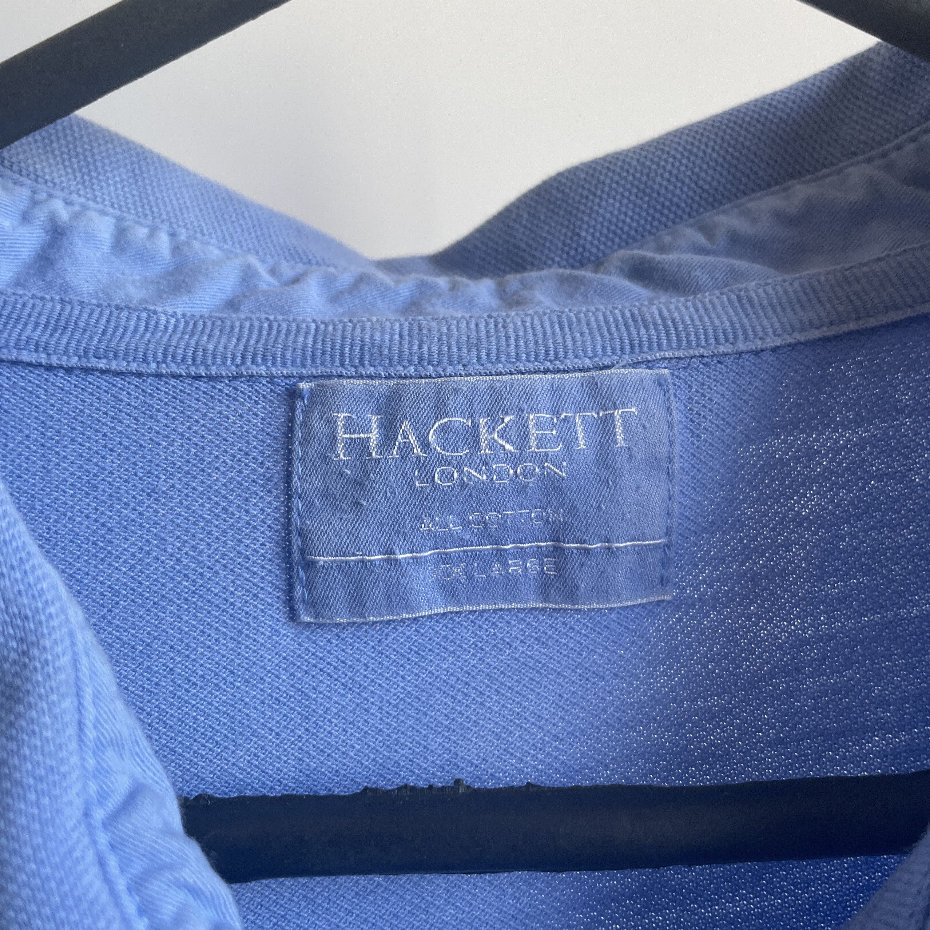 Hackett Hackett Garment Dyed Polo T-Shirt Size XL Size US XL / EU 56 / 4 - 6 Thumbnail