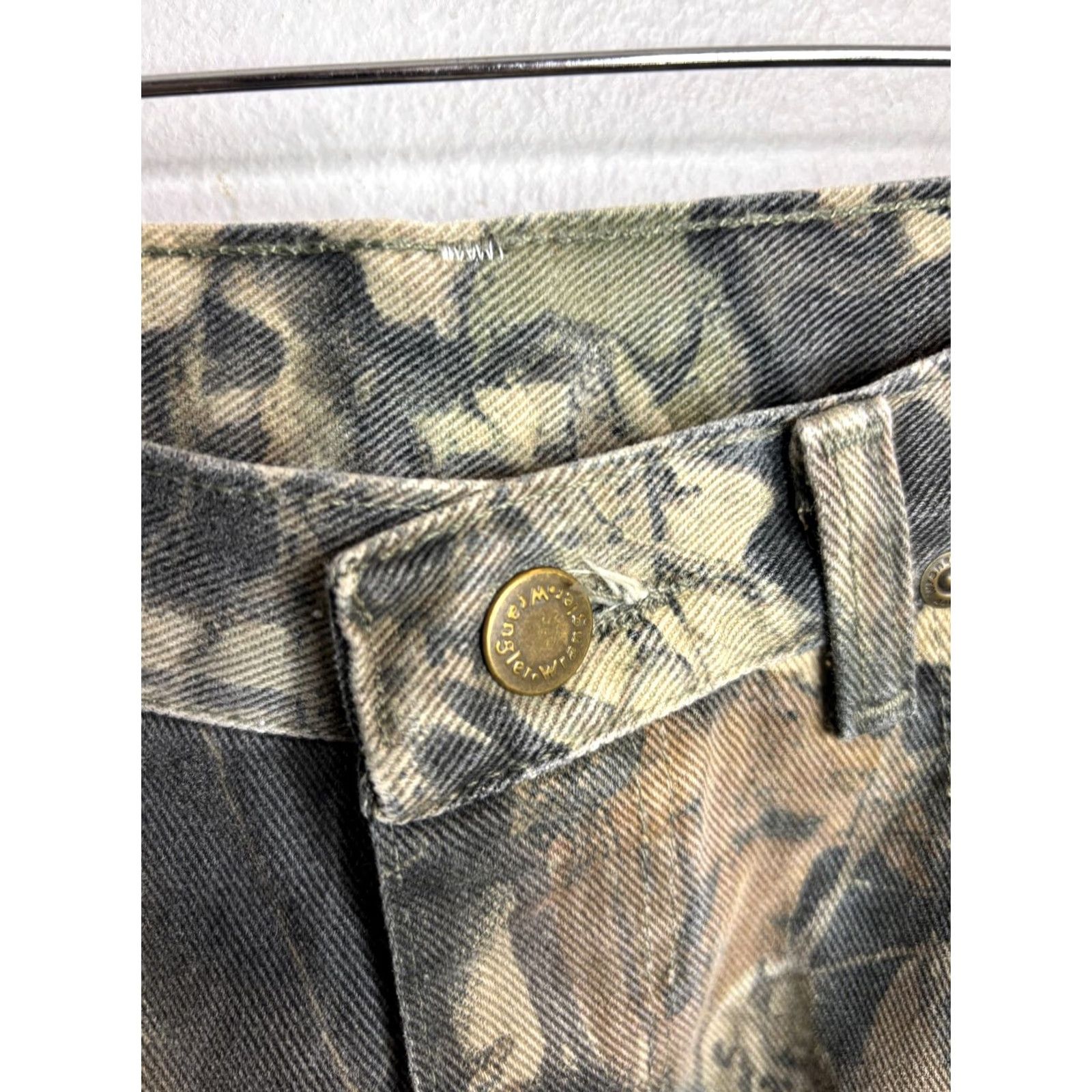 AMO VINTAGE Wrangler Double Knee Realtree Advantage Camo Pants Baggy Mens 31x29 4734 Size US 31 - 4 Thumbnail