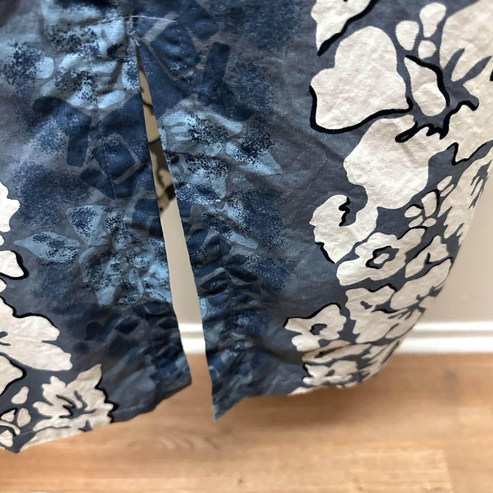 Hilo Hattie VINTAGE Hilo Hattie Hawaiian Aloha Sundress Women’s Size 16 Blue Floral Cotton Luau Casual Size XXL / US 16-18 / IT 52-54 - 6 Thumbnail