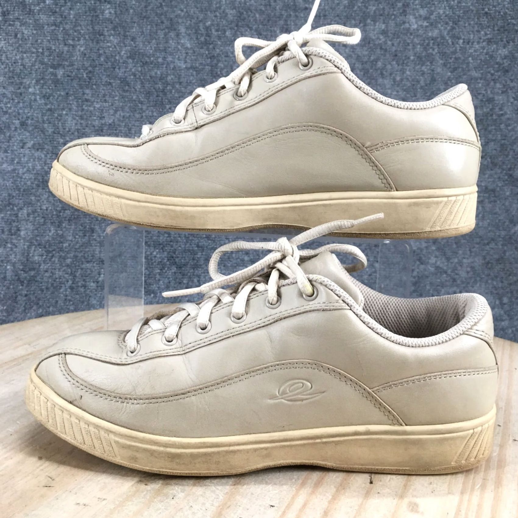 Vintage Easy Spirit Casual Sneakers Brown Leather Lace Up Low Top Womens 7.5 M Size M / US 6-8 / IT 42-44 - 2 Thumbnail
