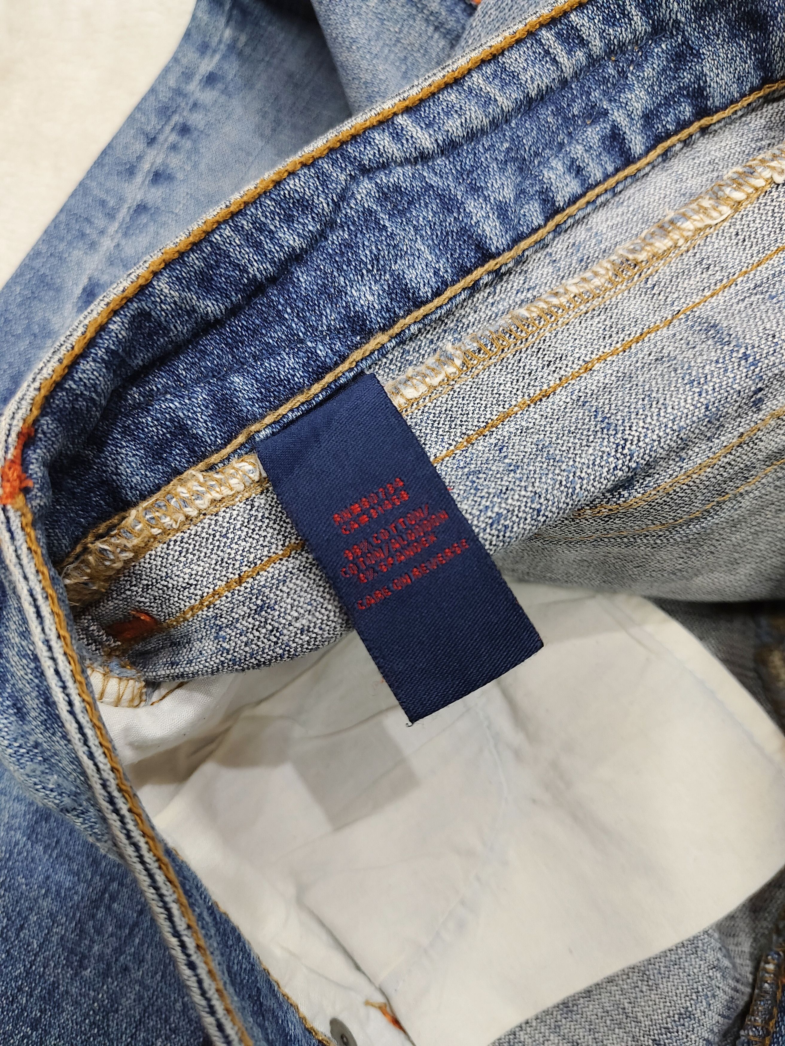 Bcbgmaxazria BCBG Maxazria❤️‍🔥Y2K Parisian Chic Distressed Flare Jeans Size 30" / US 8 / IT 44 - 7 Thumbnail