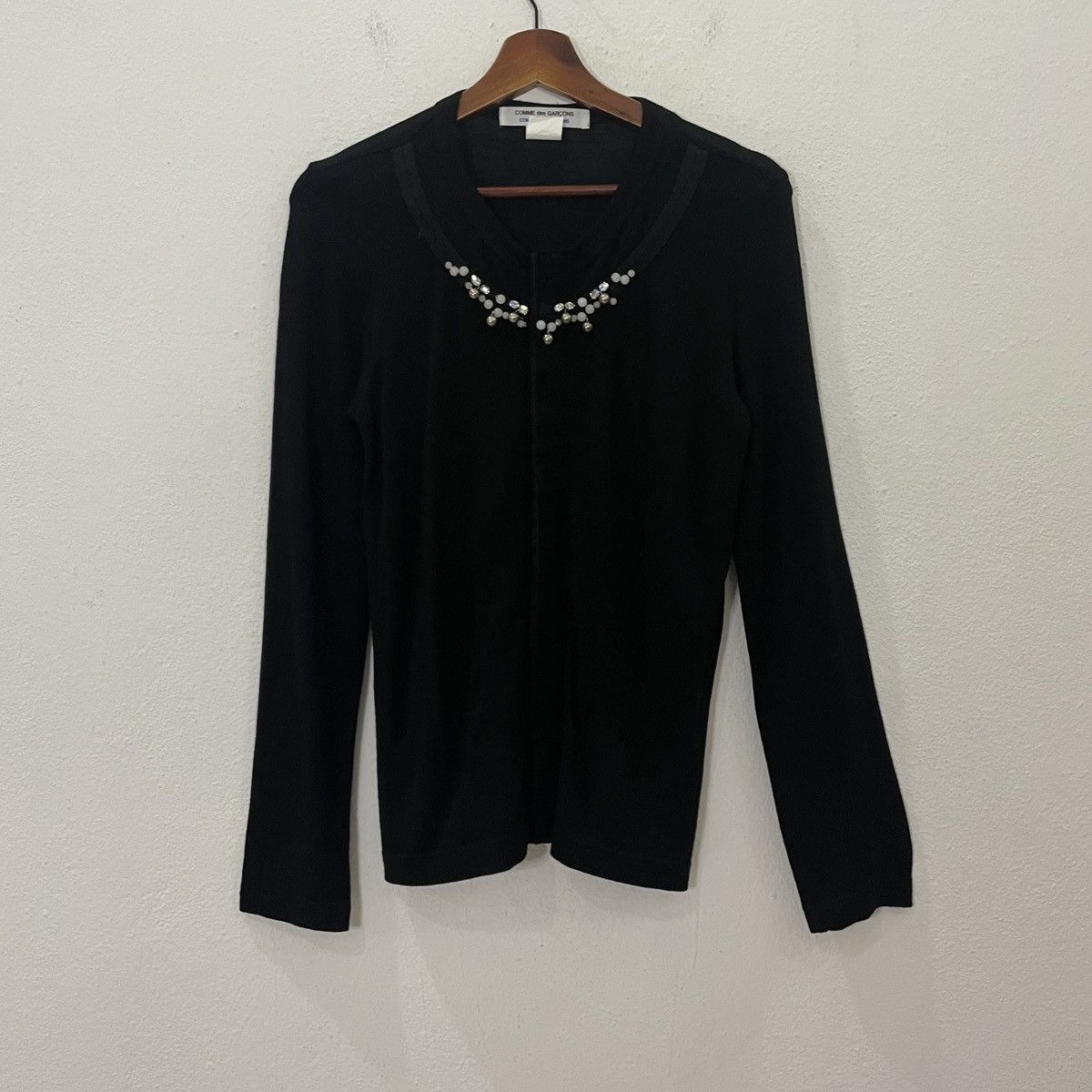 Comme des Garcons Vintage Comme Des Garcons Distressed Cardingan Size S / US 4 / IT 40 - 1 Thumbnail