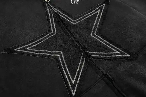 Japanese Brand Masaki x Kumi Embroidered Star Patch Jacket Hoodie Size US M / EU 48-50 / 2 - 6 Thumbnail