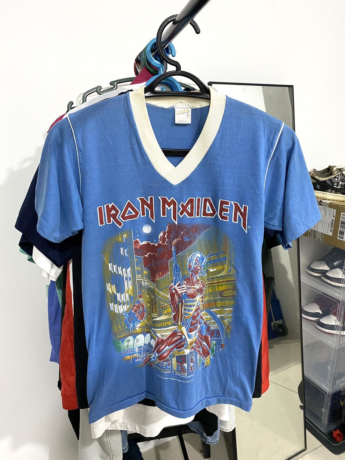 Band Tees True Vintage 1986 Iron Maiden Rock Band Shirt Size US S / EU 44-46 / 1 - 2 Thumbnail