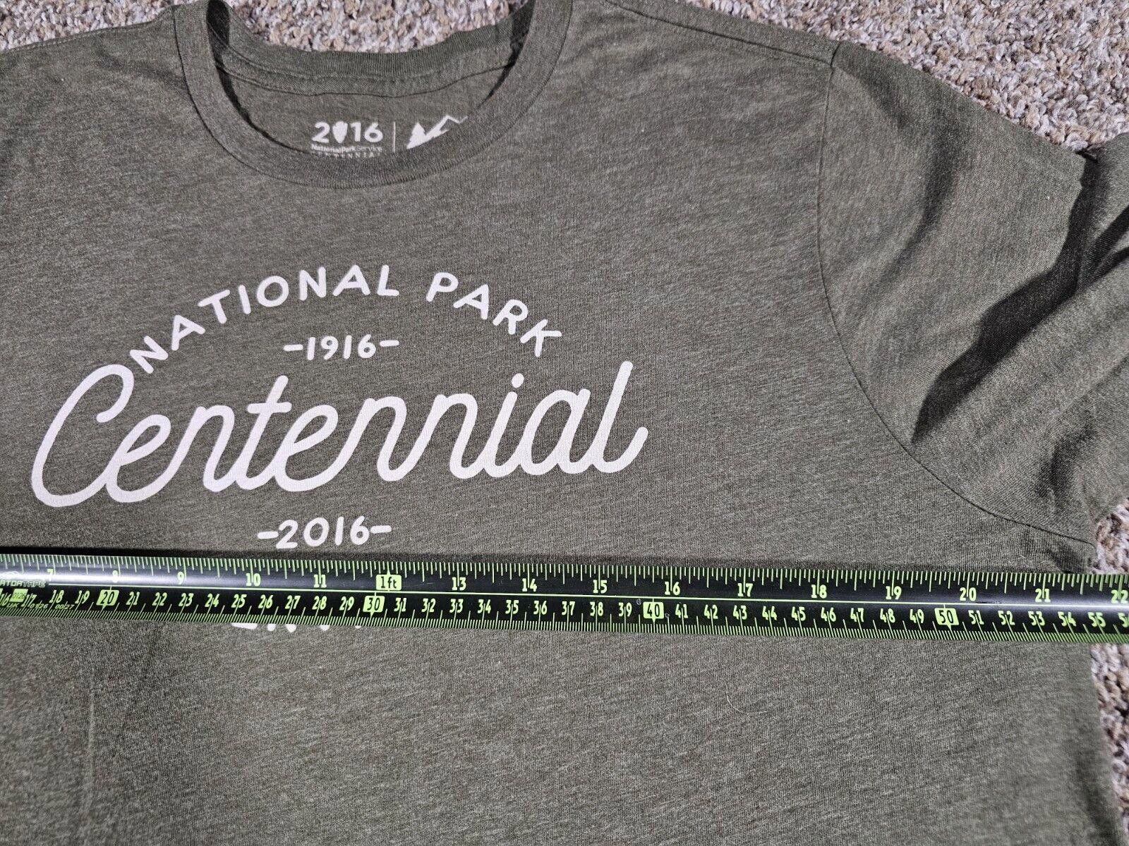 Costume National 2016 REI Centennial National Park Service Green L Tshirt Size US L / EU 52-54 / 3 - 5 Thumbnail
