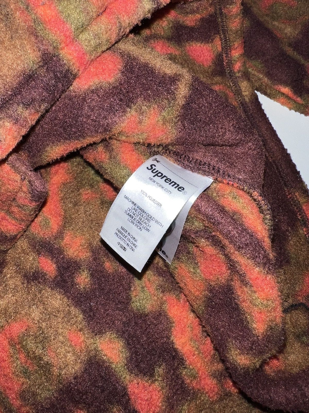 Supreme Supreme Paisley Floral Fleece Shirt Size US XL / EU 56 / 4 - 3 Thumbnail