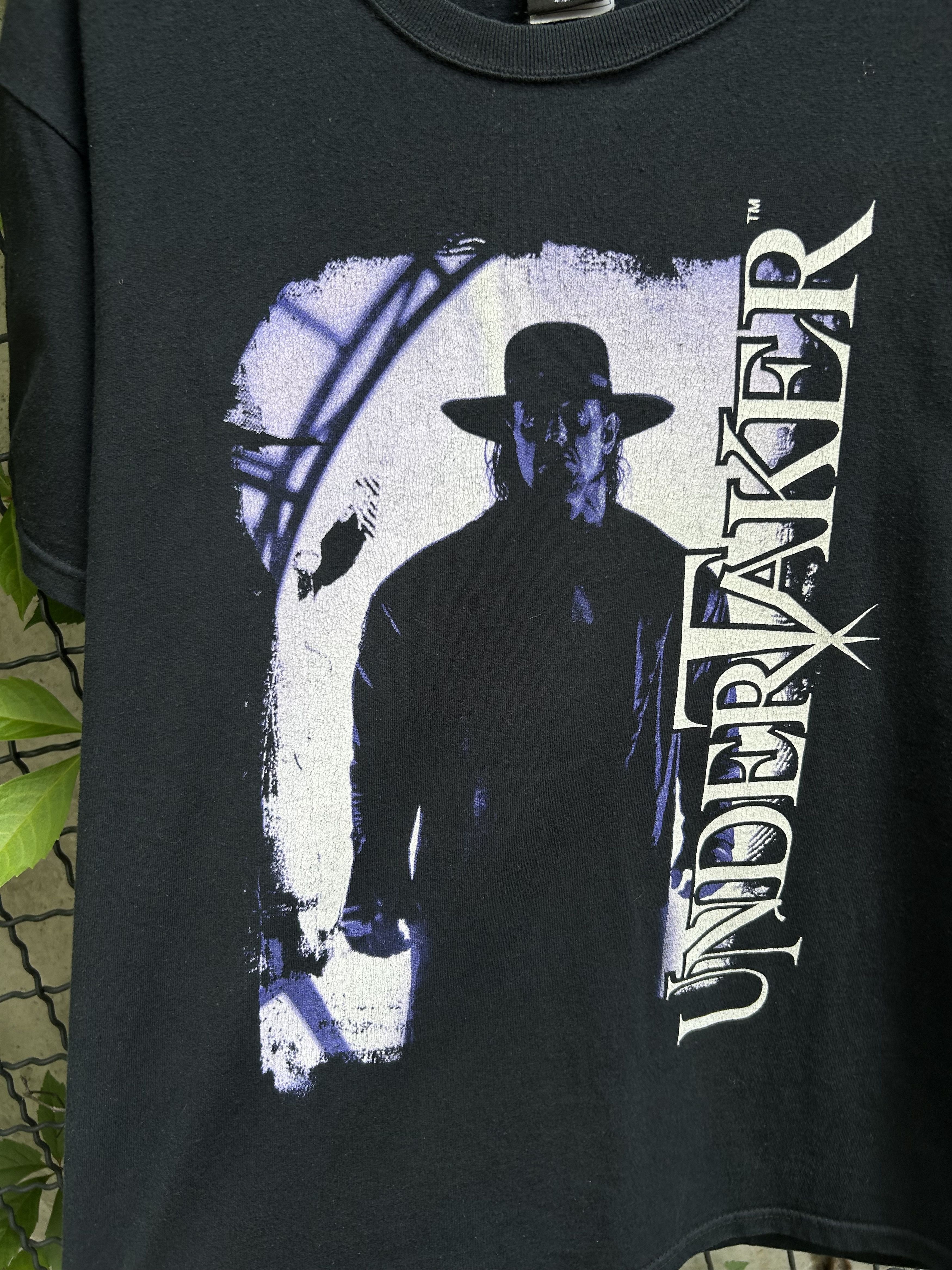WWE Vintage 2007 The Undertaker WWE WCW Wrestling T-shirt Size US L / EU 52-54 / 3 - 3 Thumbnail
